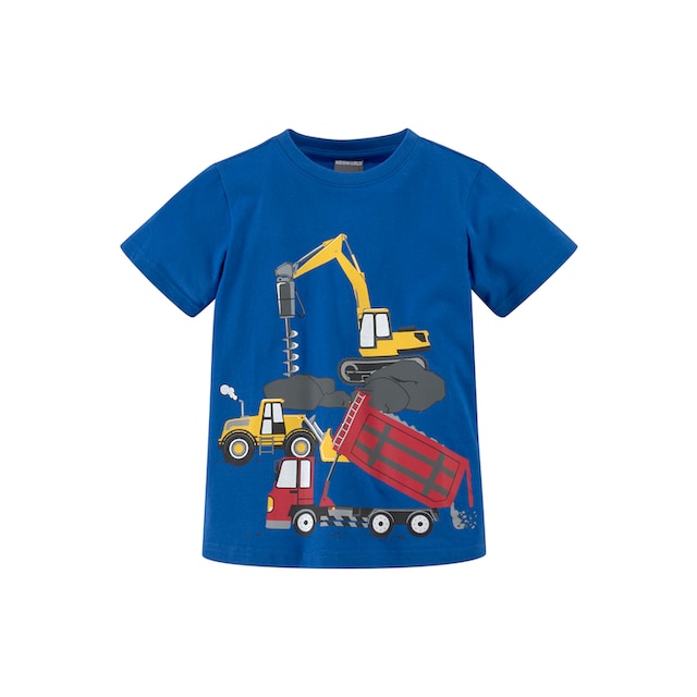 ✵ KIDSWORLD T-Shirt »BAUMASCHINEN«, Spruch günstig ordern | Jelmoli-Versand