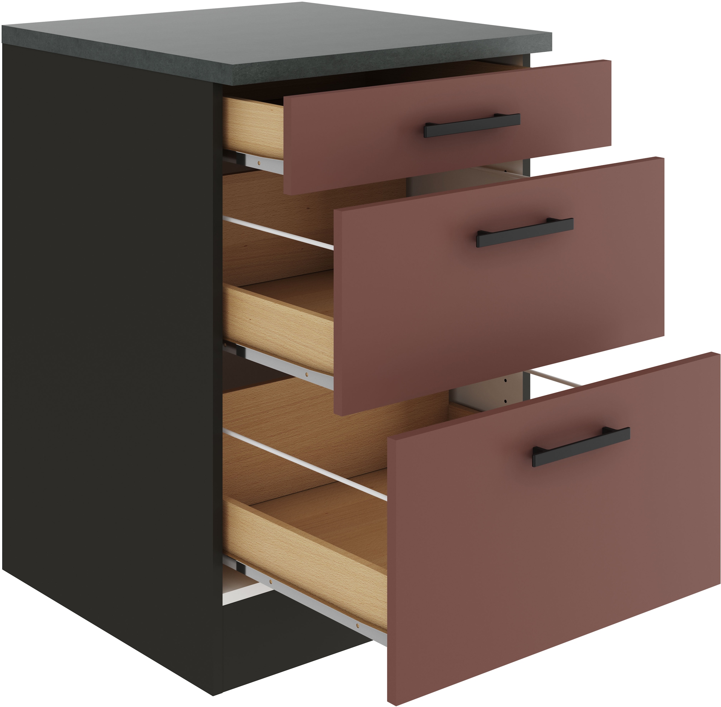 OPTIFIT Unterschrank »Palma«, Breite 60 cm, mit 3 Schubkästen