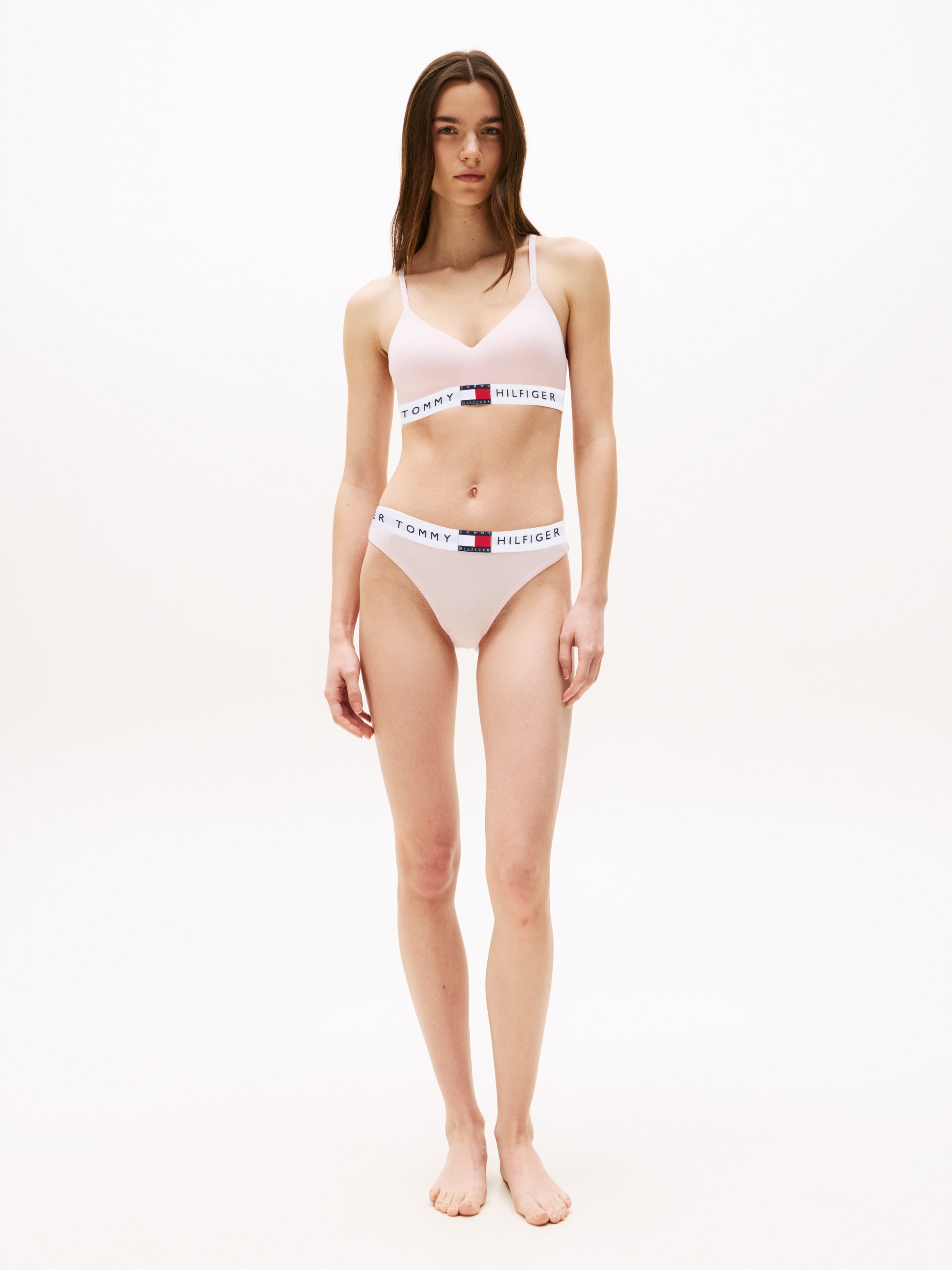 Tommy Hilfiger Underwear Bralette-BH »BRALETTE LIFT«, mit kontrastfarbenen Details, mit Logoschriftzug