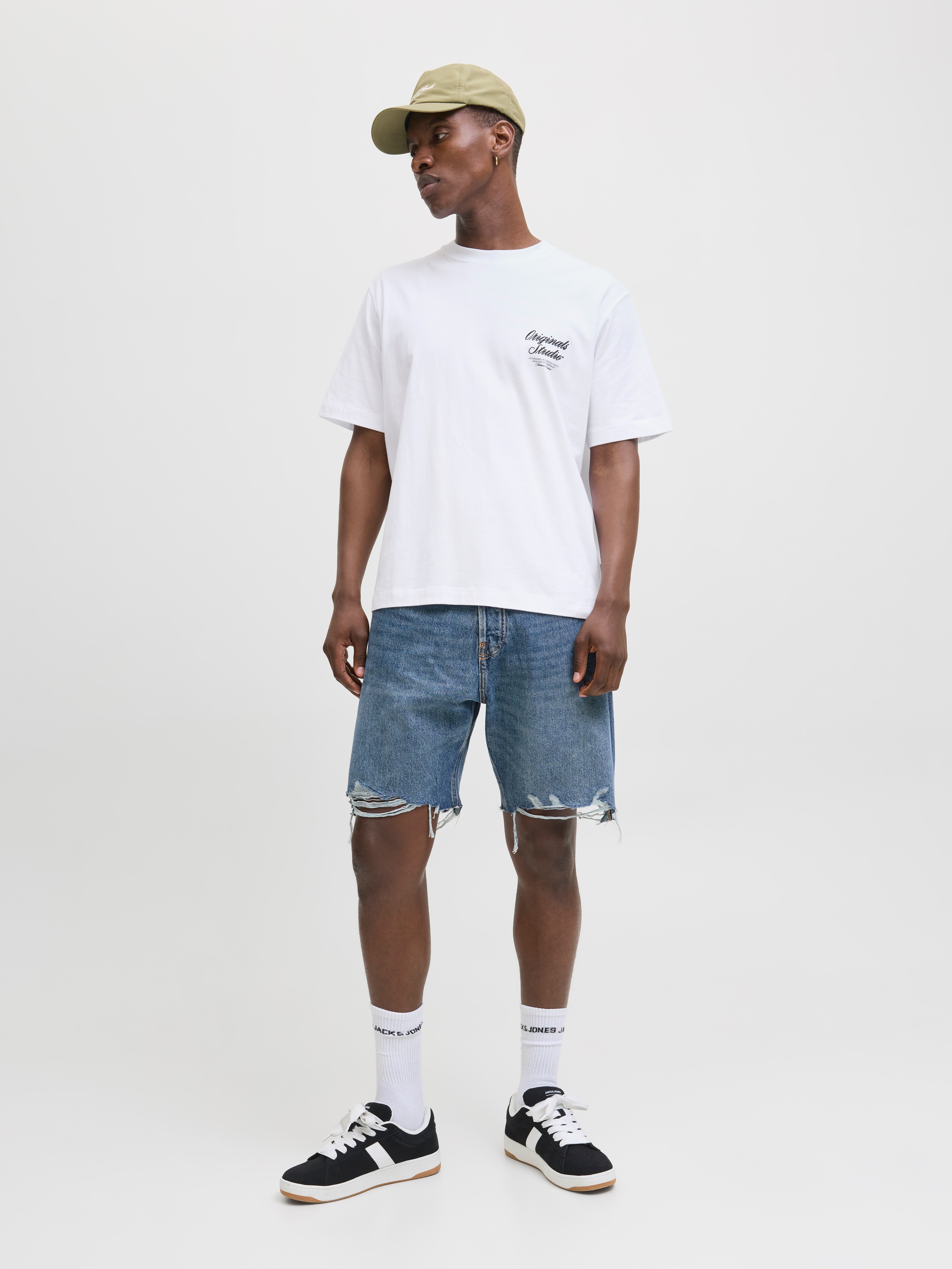 Jack & Jones Kurzarmshirt »JORNORREBRO TYPO TEE SS CREW NECK NOOS«
