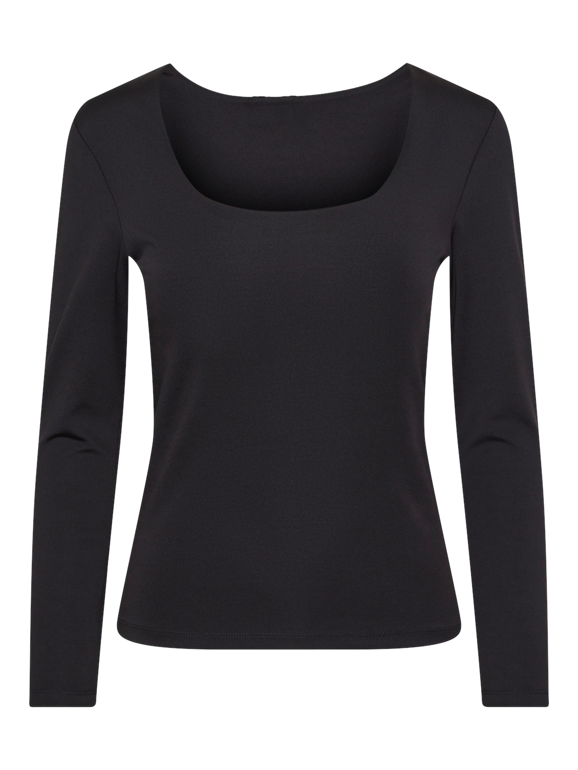 pieces Langarmshirt »PCNEJA LS REVERSIBLE TOP NOOS EXP BC«, 2 in 1 umkehrbar 2 Ausschnittvarianten