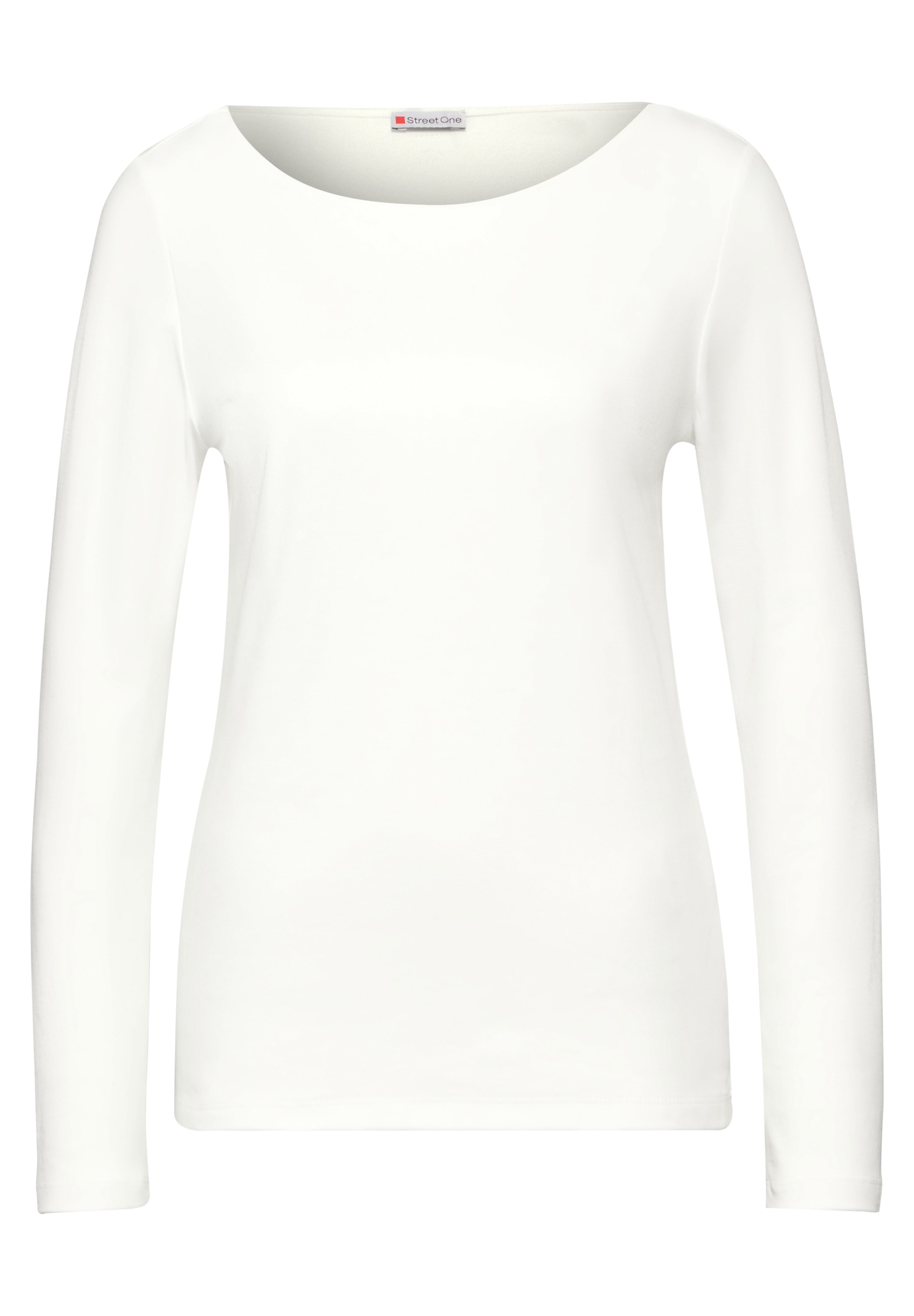 STREET ONE Langarmshirt »Style Lanea«, mit U-Boot Ausschnitt