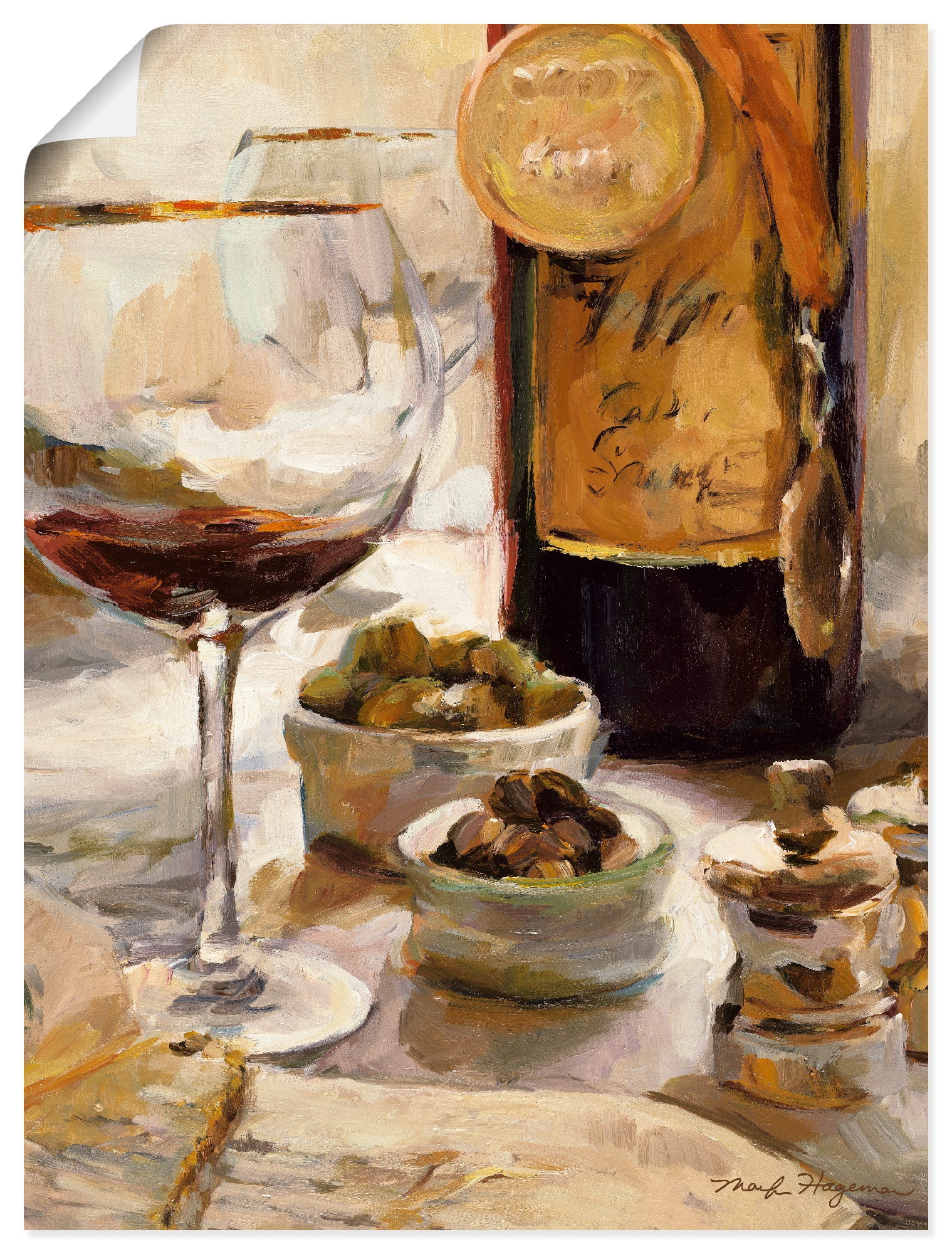 Artland Wandbild »Ausgezeichneter Wein«, Getränke, (1 St.), als  Leinwandbild, Wandaufkleber oder Poster in versch. Grössen online kaufen |  Jelmoli-Versand
