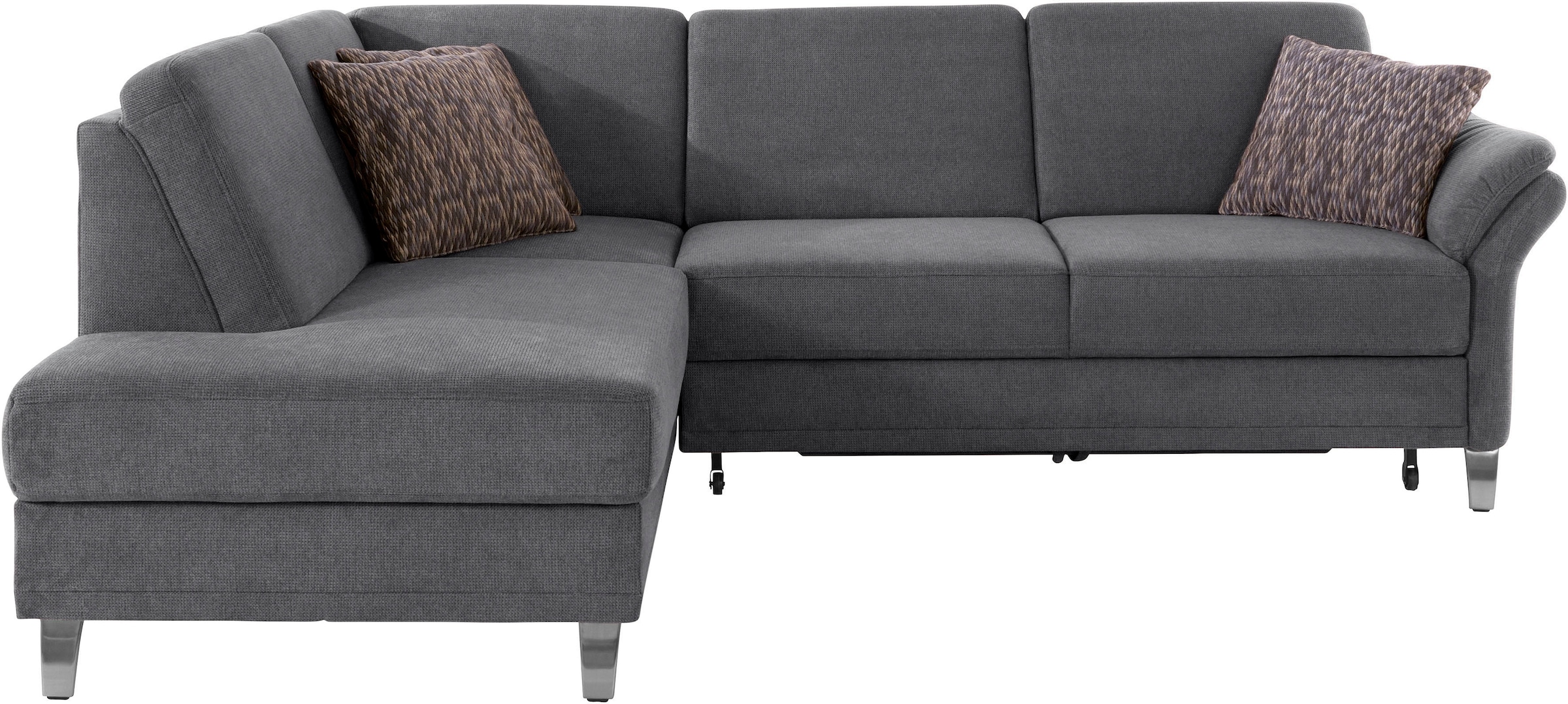 sit&more Ecksofa »Clio L-Form«, wahlweise mit Bettfunktion und Bettkasten, inklusive Federkern
