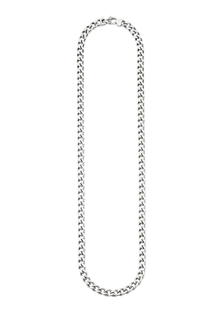 Bruno Banani Edelstahlkette »Schmuck Geschenk Halskette Panzerkette Silberfarben«