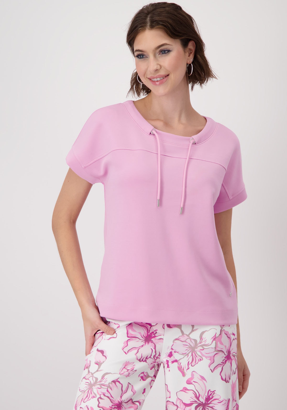 Monari Sweatshirt, mit Kordeldurchzug