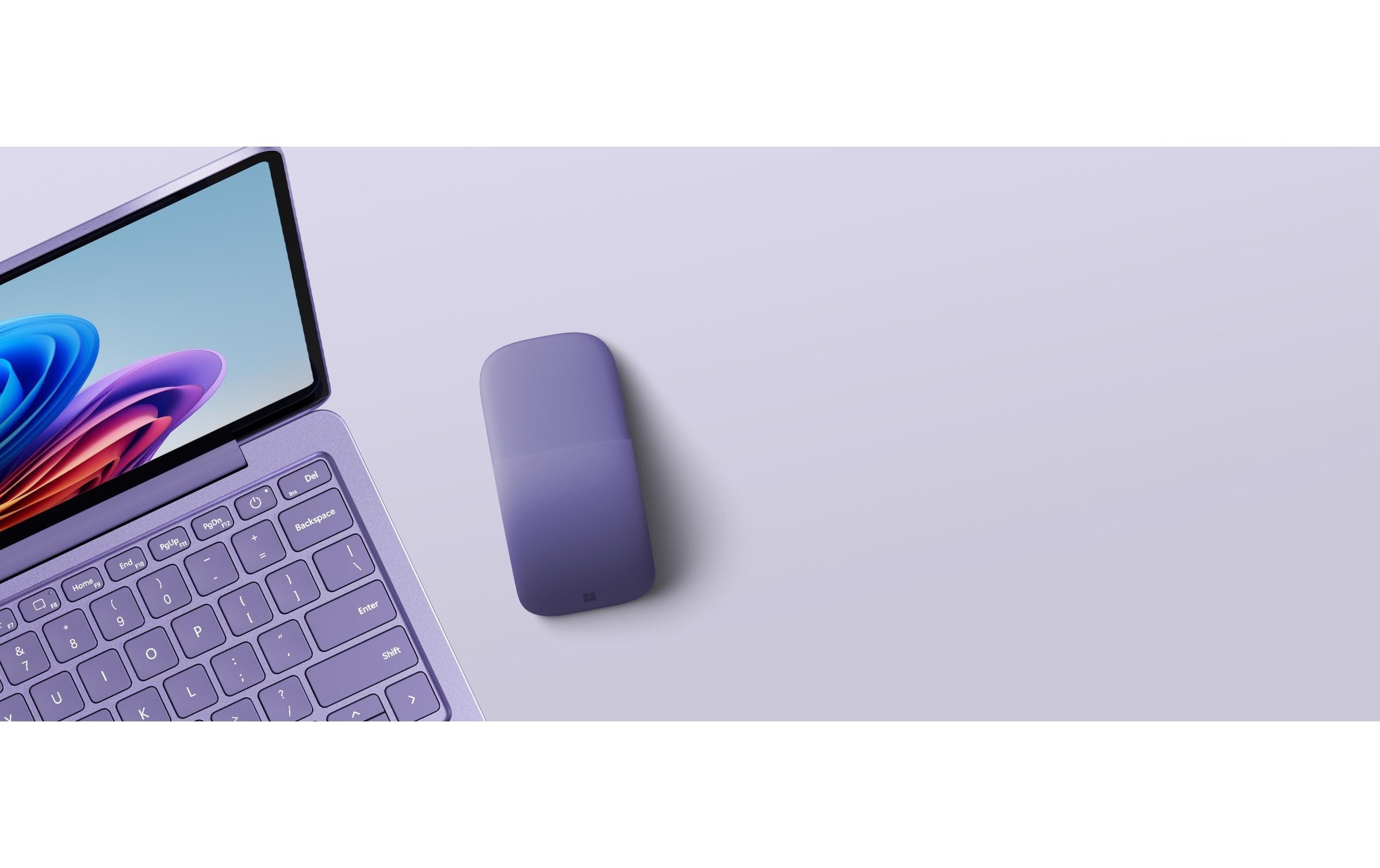 Microsoft Maus »Surface Arc Mouse«, Bluetooth, faltbar, Touch Oberfläche, Scrollrad-Emulation