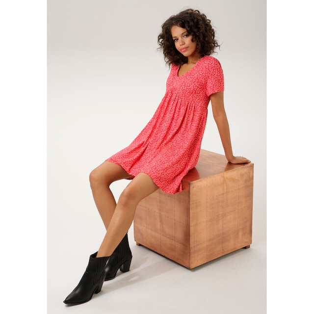 Aniston CASUAL Sommerkleid, mit verspielten Millefleurs-Druck - NEUE  KOLLEKTION online kaufen bei Jelmoli-Versand Schweiz