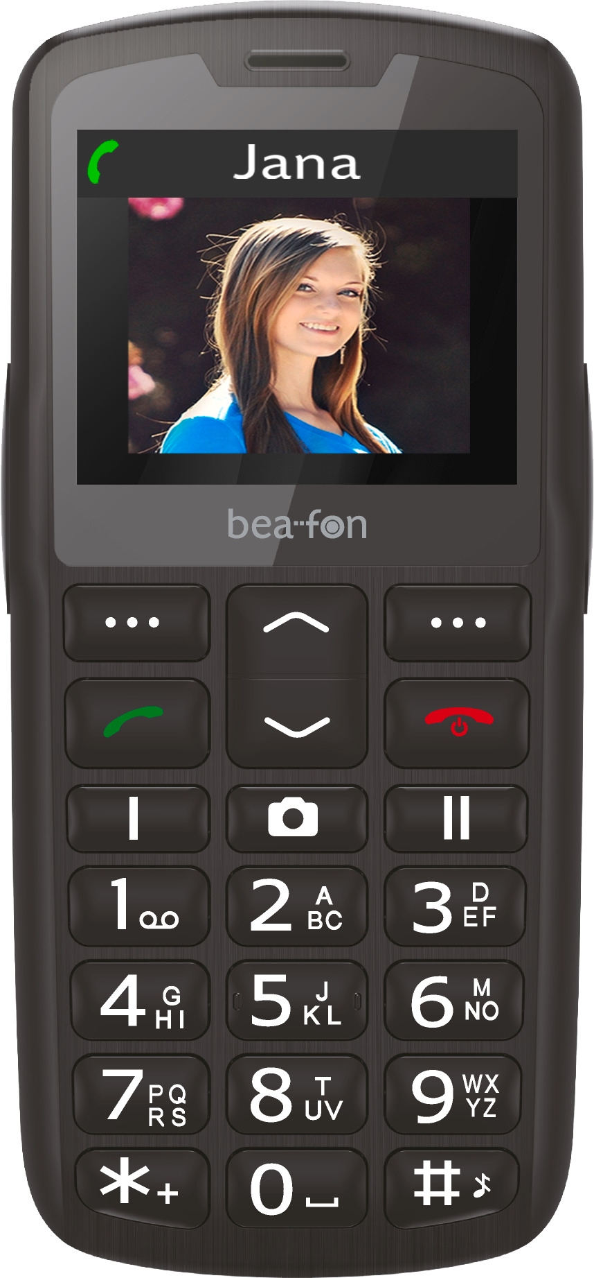 Beafon Handy »SL260«, Schwarz/Silber