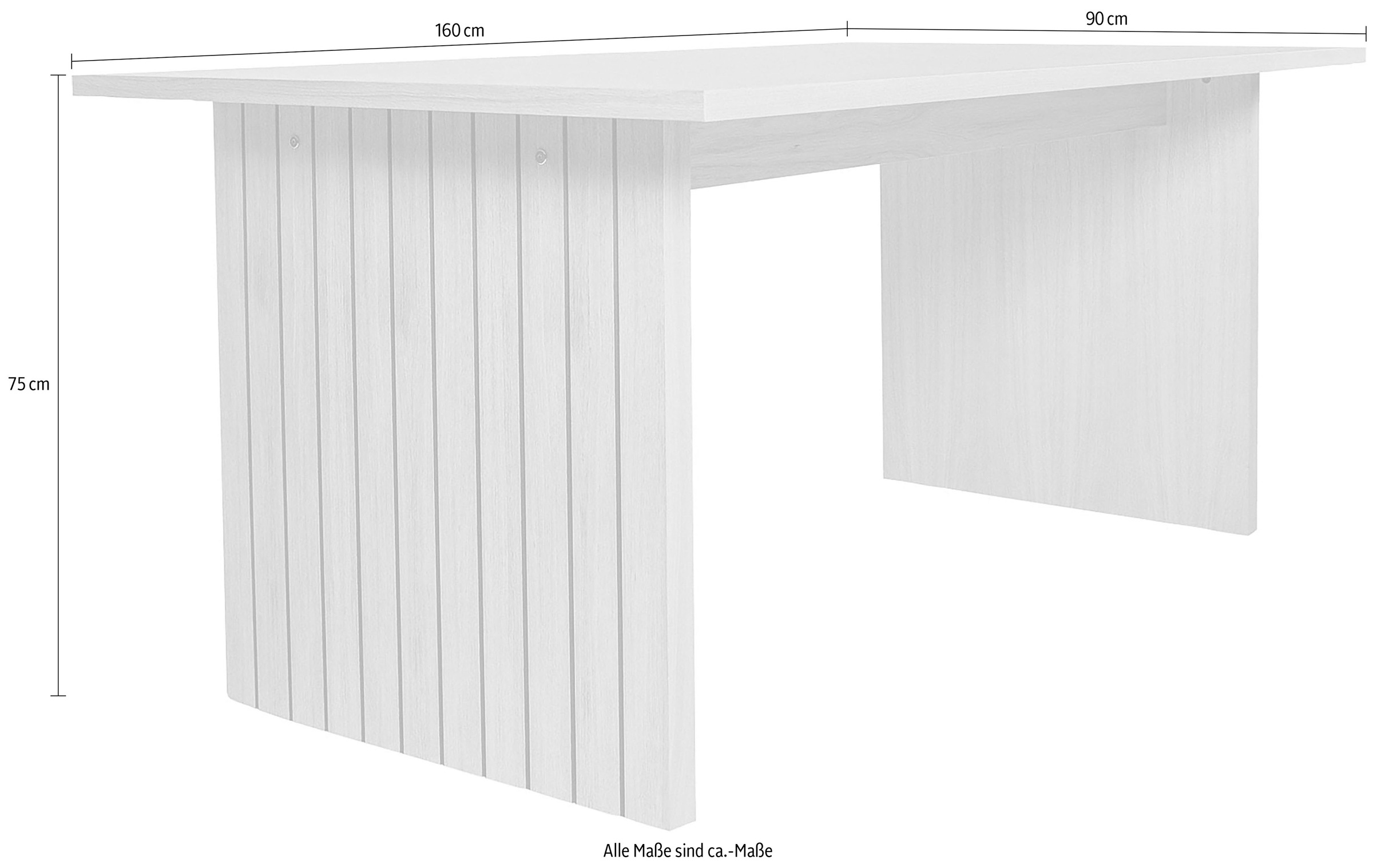 Woodman Esstisch »Stripe«, Holzfurnier aus Eiche, FSC®-zertifiziert