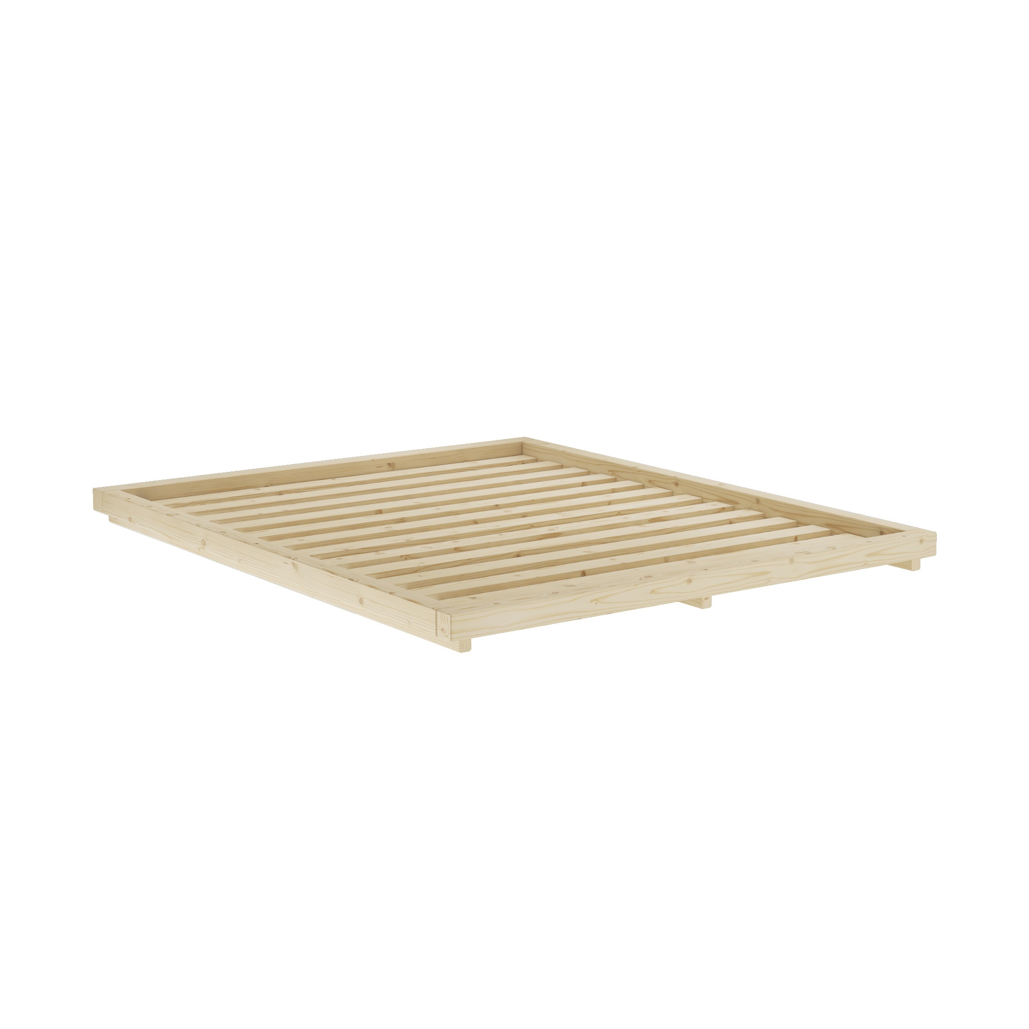 Karup Design Bettgestell »DOCK BED, Futonbett, Massivholzbett, Bett ohne Matratze«, Bett mit Lattenrost, aus FSC® zertifizierter Kiefer, mehrere Grössen