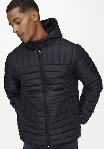 ONLY & SONS Steppjacke »PAUL QUILTED HOOD JACKET« kaufen