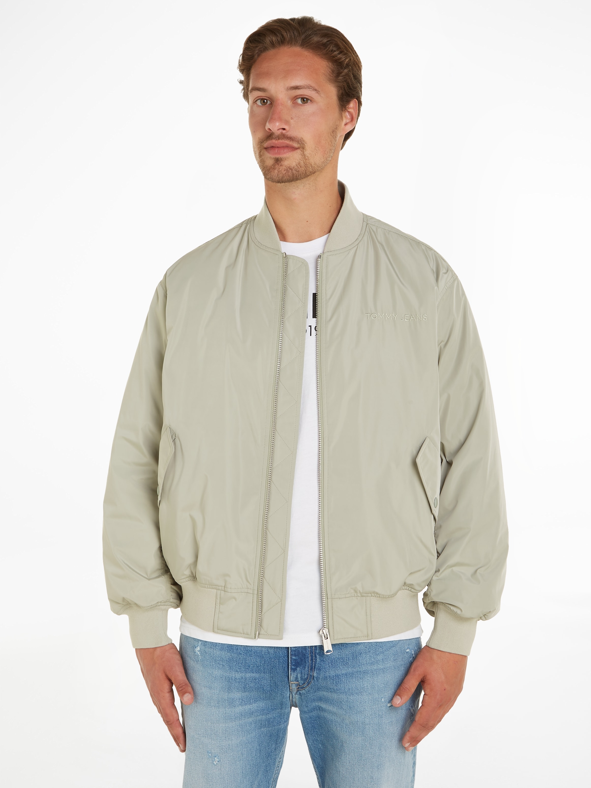 Tommy Jeans Bomberjacke »TJM CLASSICS BOMBER JACKET EXT«, mit Tommy Jeans Logoschriftzug