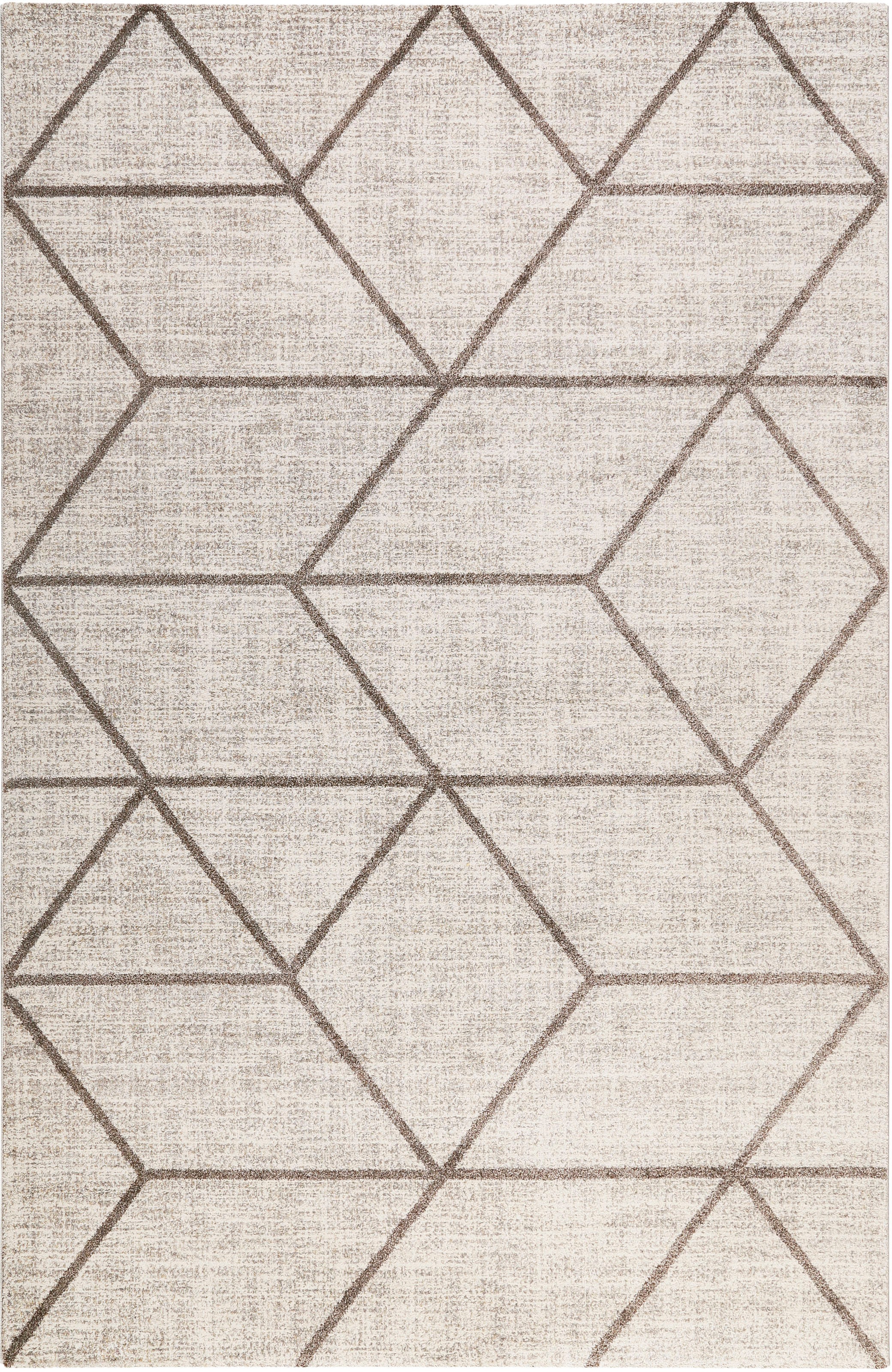 Wecon home Teppich »Bossa Lounge«, rechteckig, 10 mm Höhe, 3D-Design, Kurzflor, Wohnzimmer