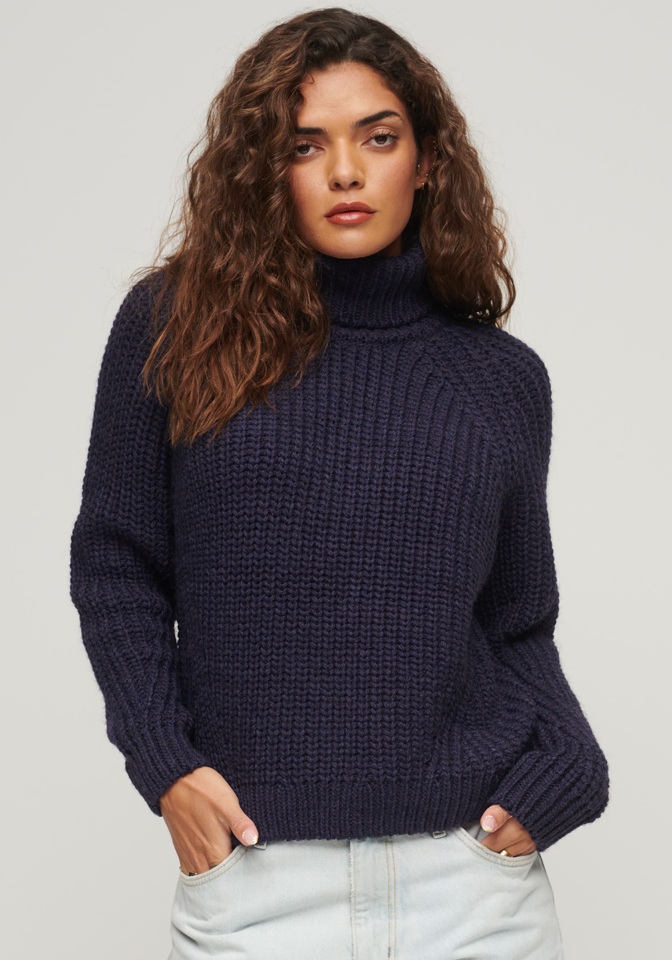 Strickpullover »Slouchy Stitch Roll Neck Knit«