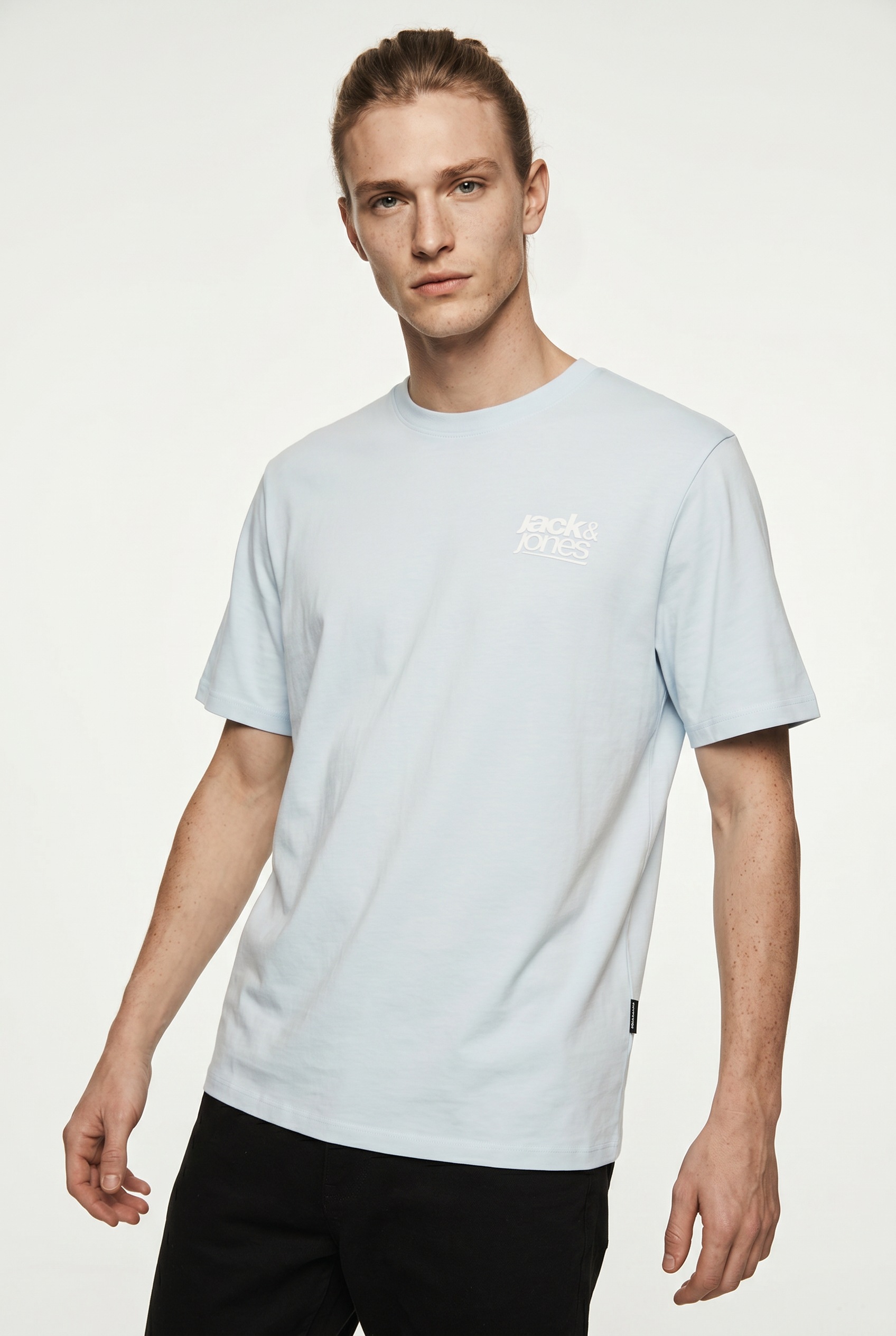 Jack & Jones T-Shirt "JCOCLUB BACK PHOTO TEE SS CREW NECK" mit Print
