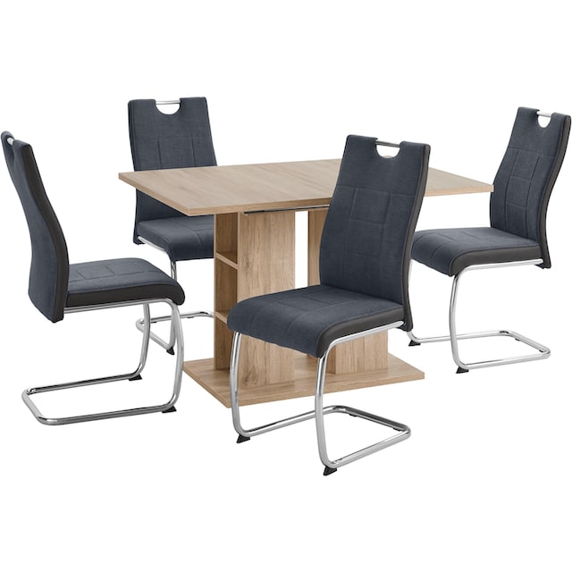 HELA Essgruppe »ALINA G«, (Set, 5 tlg.), bestehend aus einem Tisch und 4  Stühlen online shoppen | Jelmoli-Versand