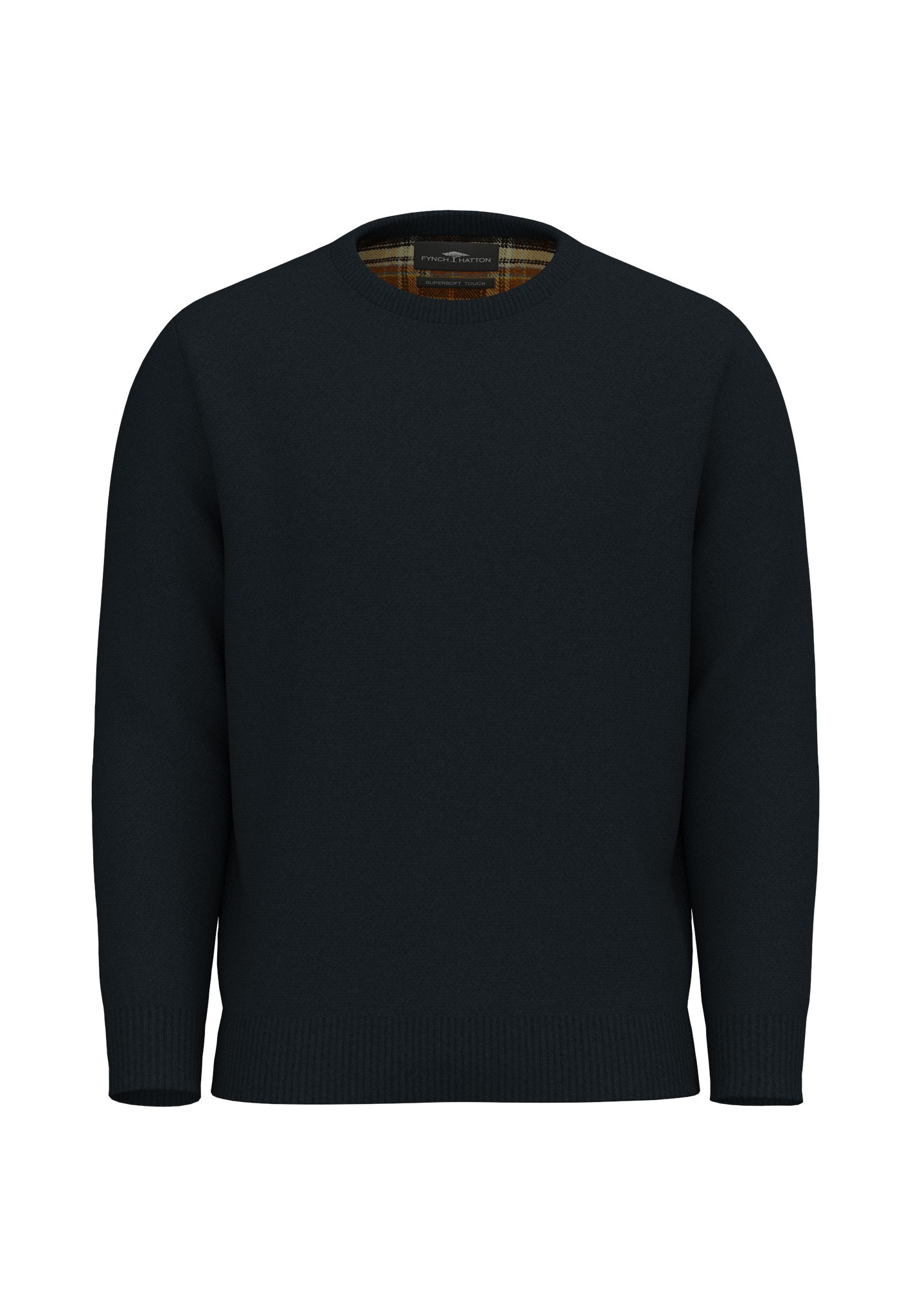 FYNCH-HATTON Strickpullover mit Rippbündchen