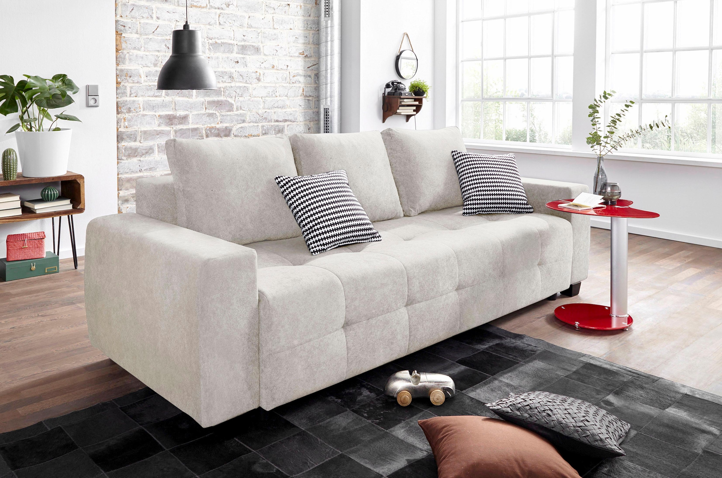 Alte Gerberei Ecksofa »Velina«, mit Metall-Winkelfüssen, Breite 294 cm  online kaufen | Jelmoli-Versand