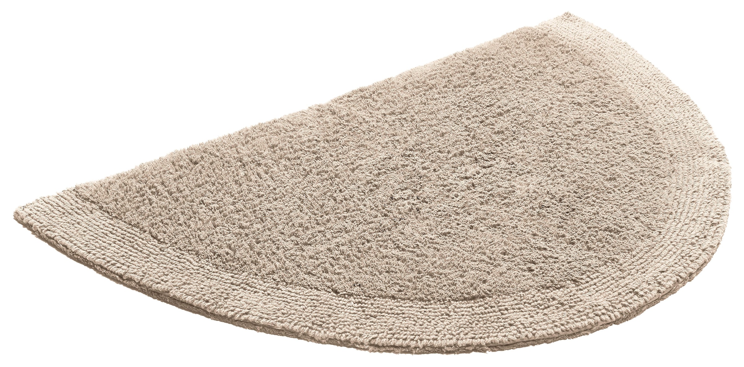 my home Badematte »Kapra, Badvorleger, Badezimmer Teppich«, beidseitig nutzbar-fussbodenheizungsgeeignet-strapazierfähig, mit Bordüre, Badteppich, Badematte