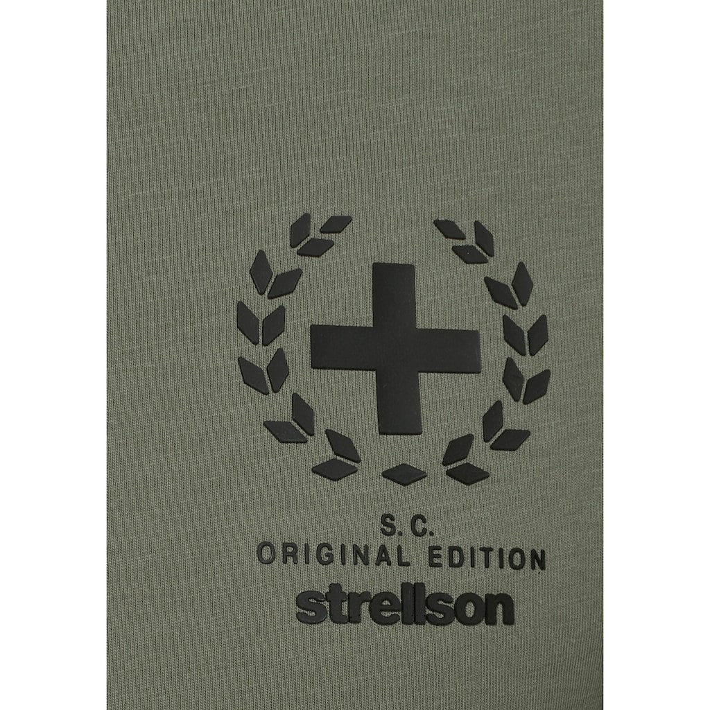 Strellson T-Shirt »Deland«, Mit gummiertem Print