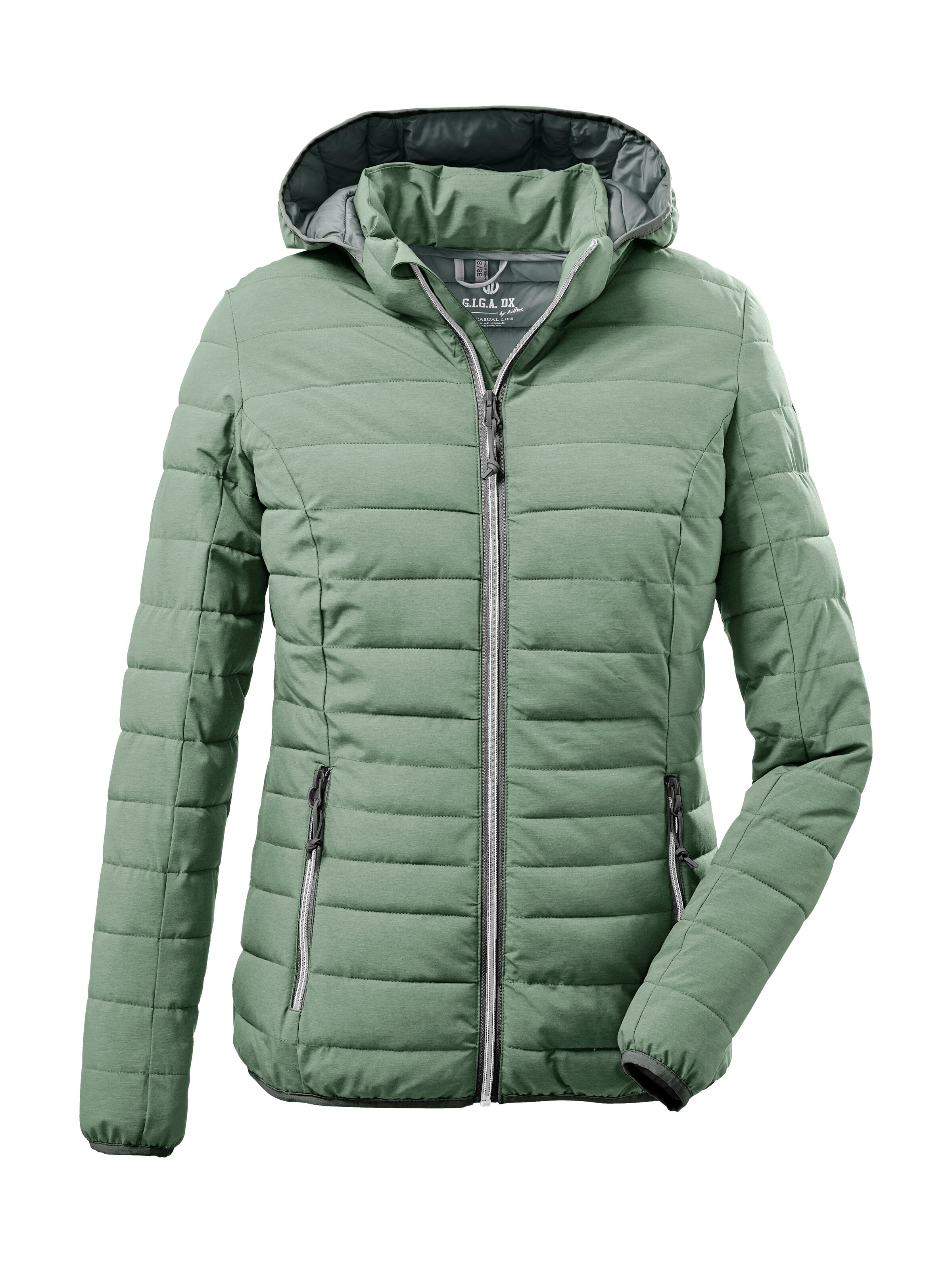 G.I.G.A. DX by killtec Steppjacke »Uyaka« Leichte, wasserabweisende Damenjacke mit abzippbarer Kapuze