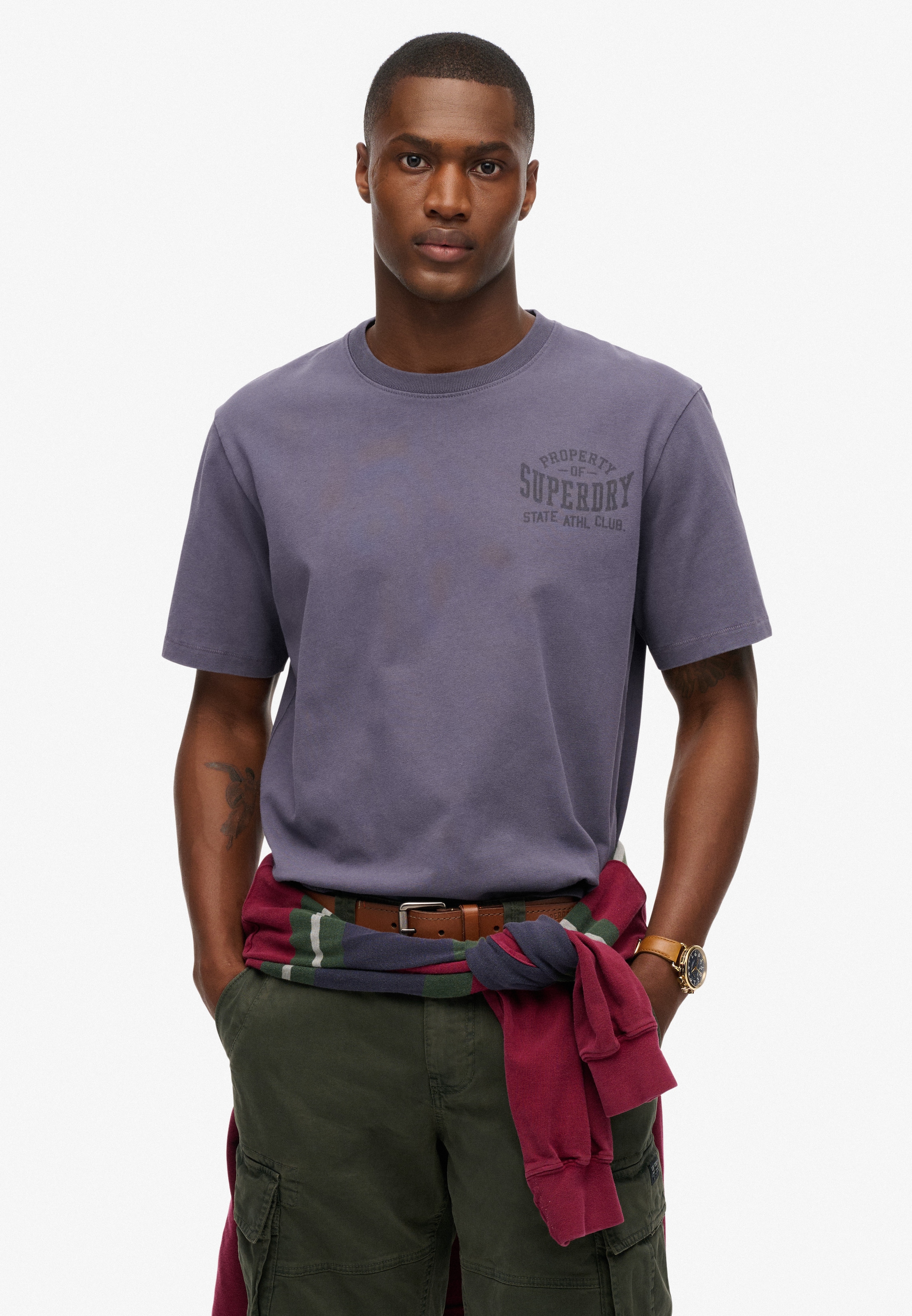 Superdry Rundhalsshirt »ATHLETIC ESS TEE«