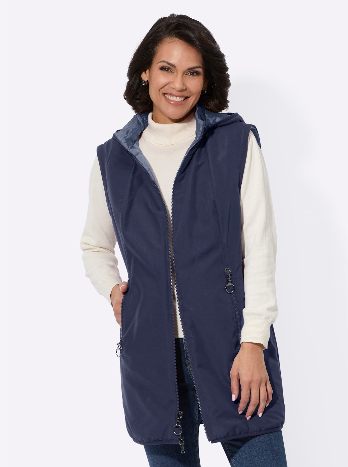 Casual Looks Wendejacke, mit Kapuze