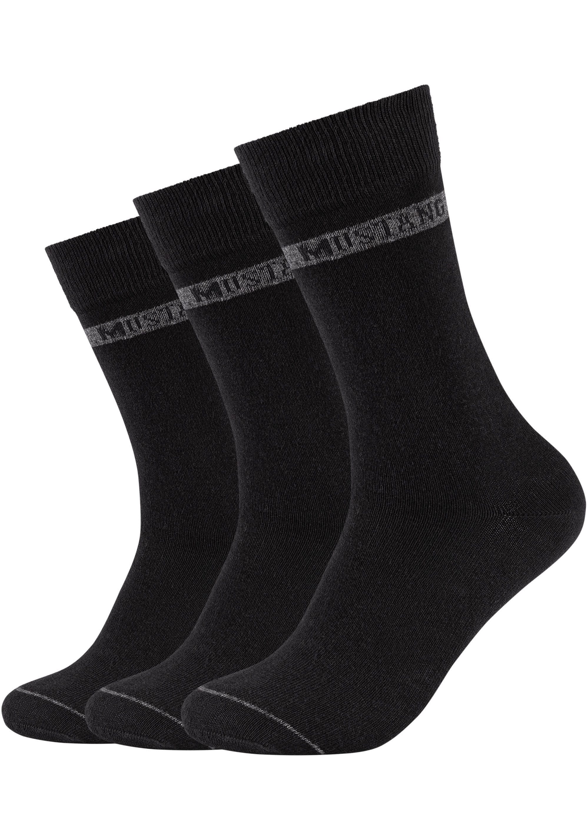 MUSTANG Socken »casual«, (6er Pack), mit Weicher und elastischer Komfortbund