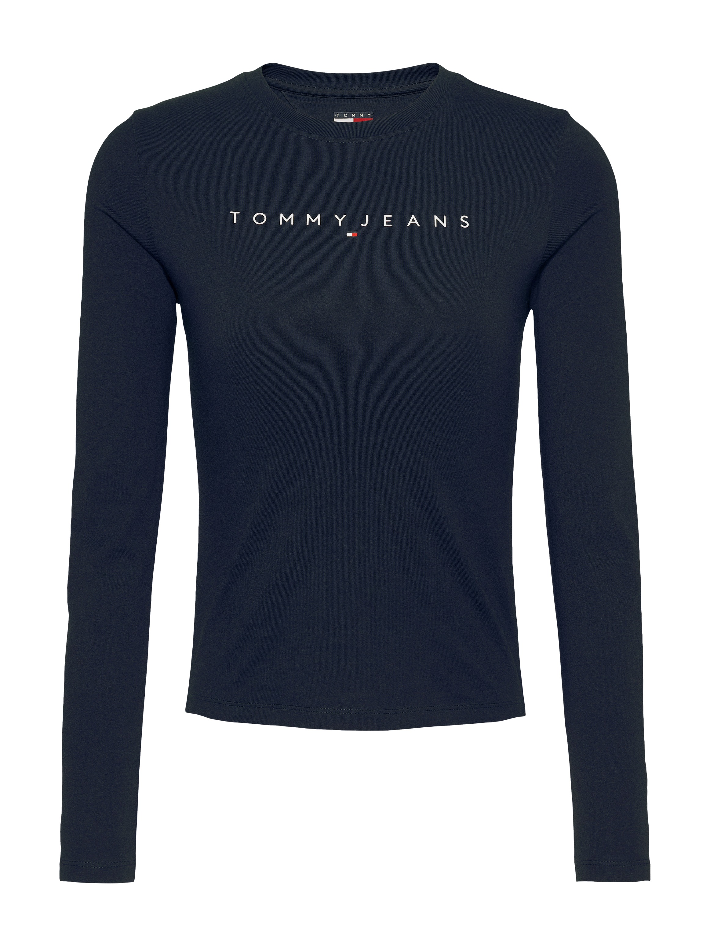 Tommy Jeans Curve Langarmshirt »TJW SLIM LINEAR TEE LS EXT«, Grosse Grössen