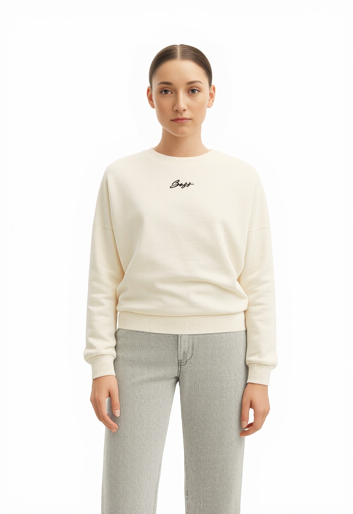 BOSS ORANGE Sweatshirt »Esweaty Premium Damenmode«, im Oversized Look
