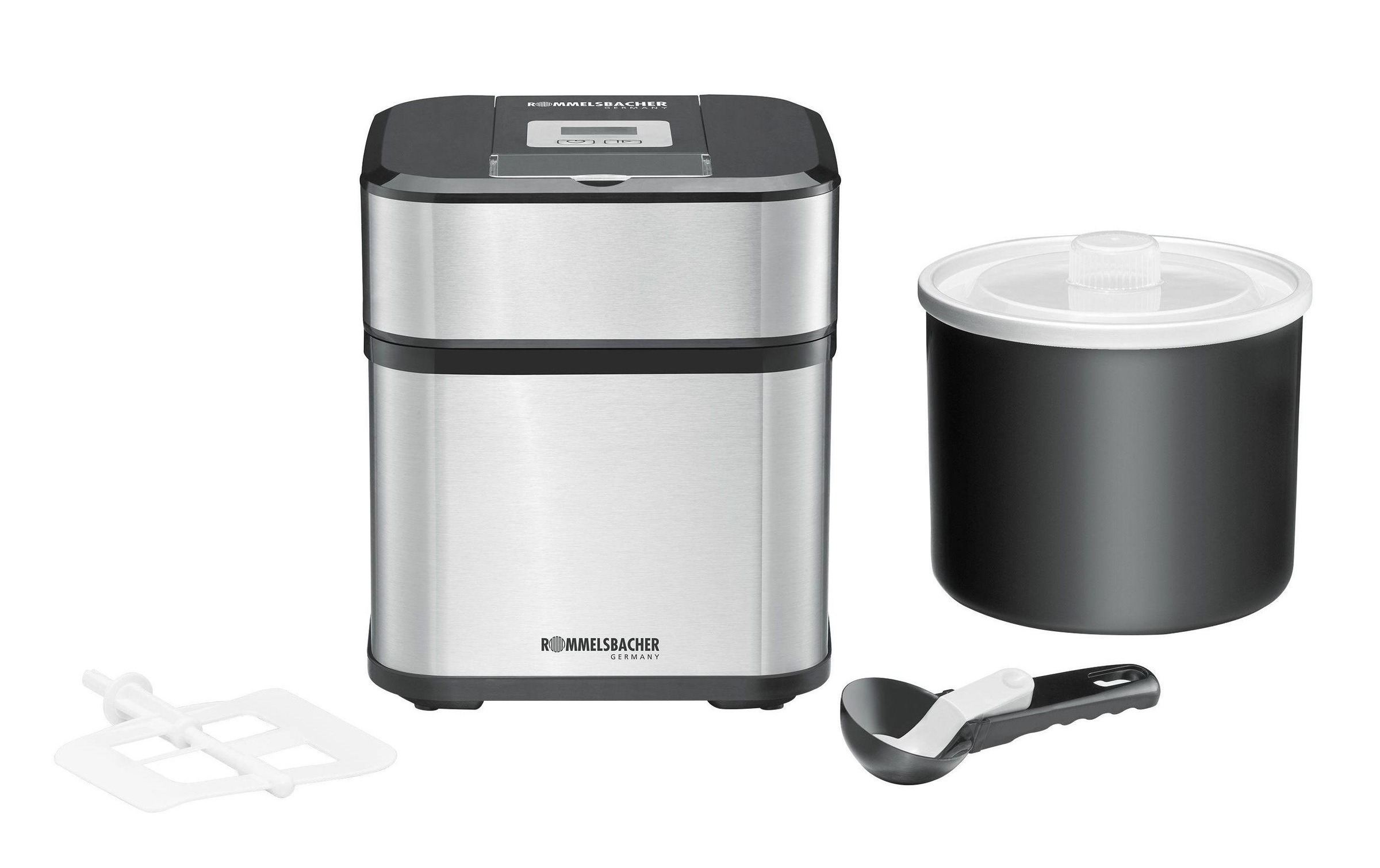 Rommelsbacher Eismaschine »»4in1, 500 ml««, 1,5 l, 12 W, Lieferung mit passendem CH-Fixadapter