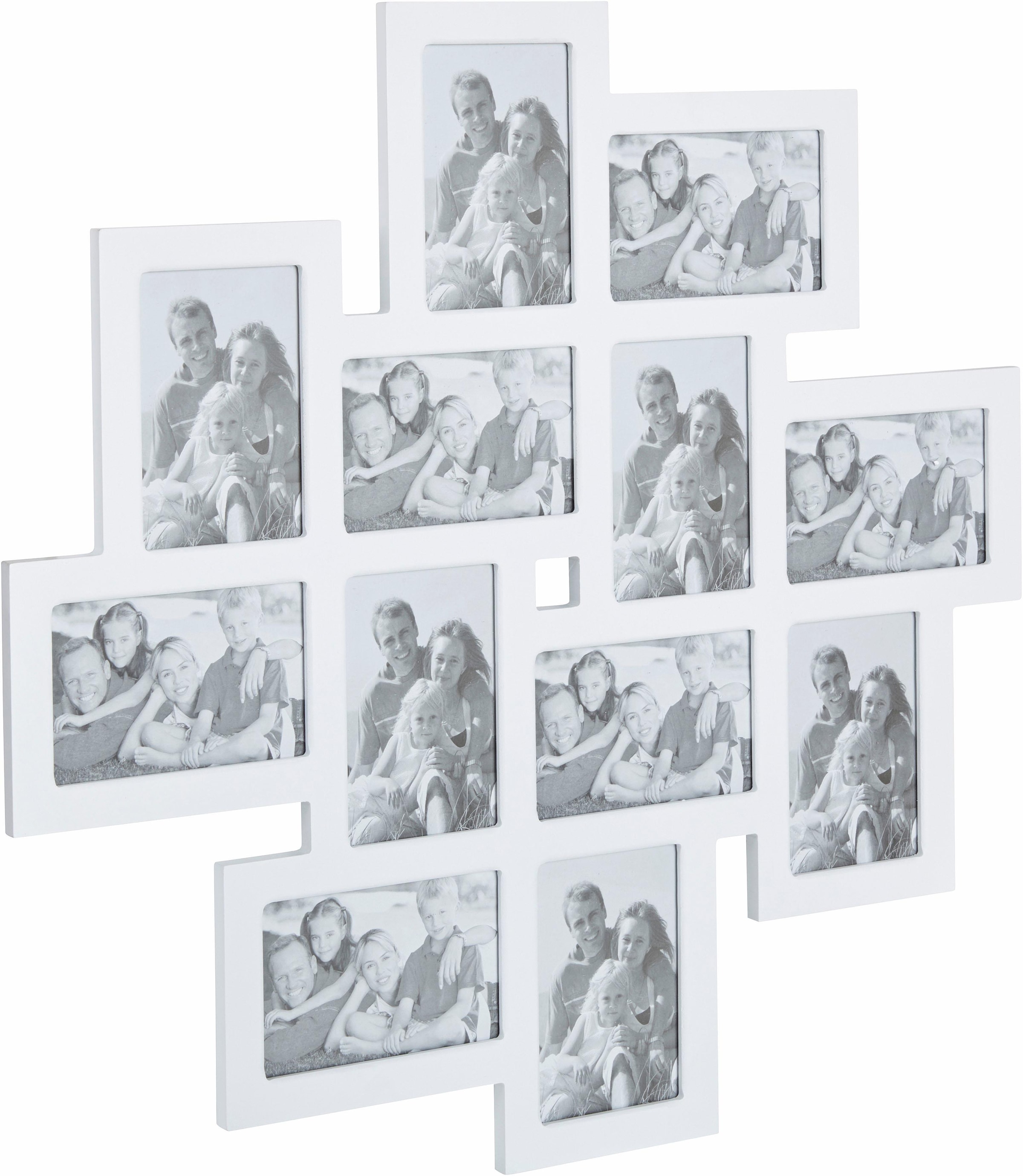 Bilderrahmen Collage »Family, weiss«, Fotorahmen, Bildformat 10x15 cm