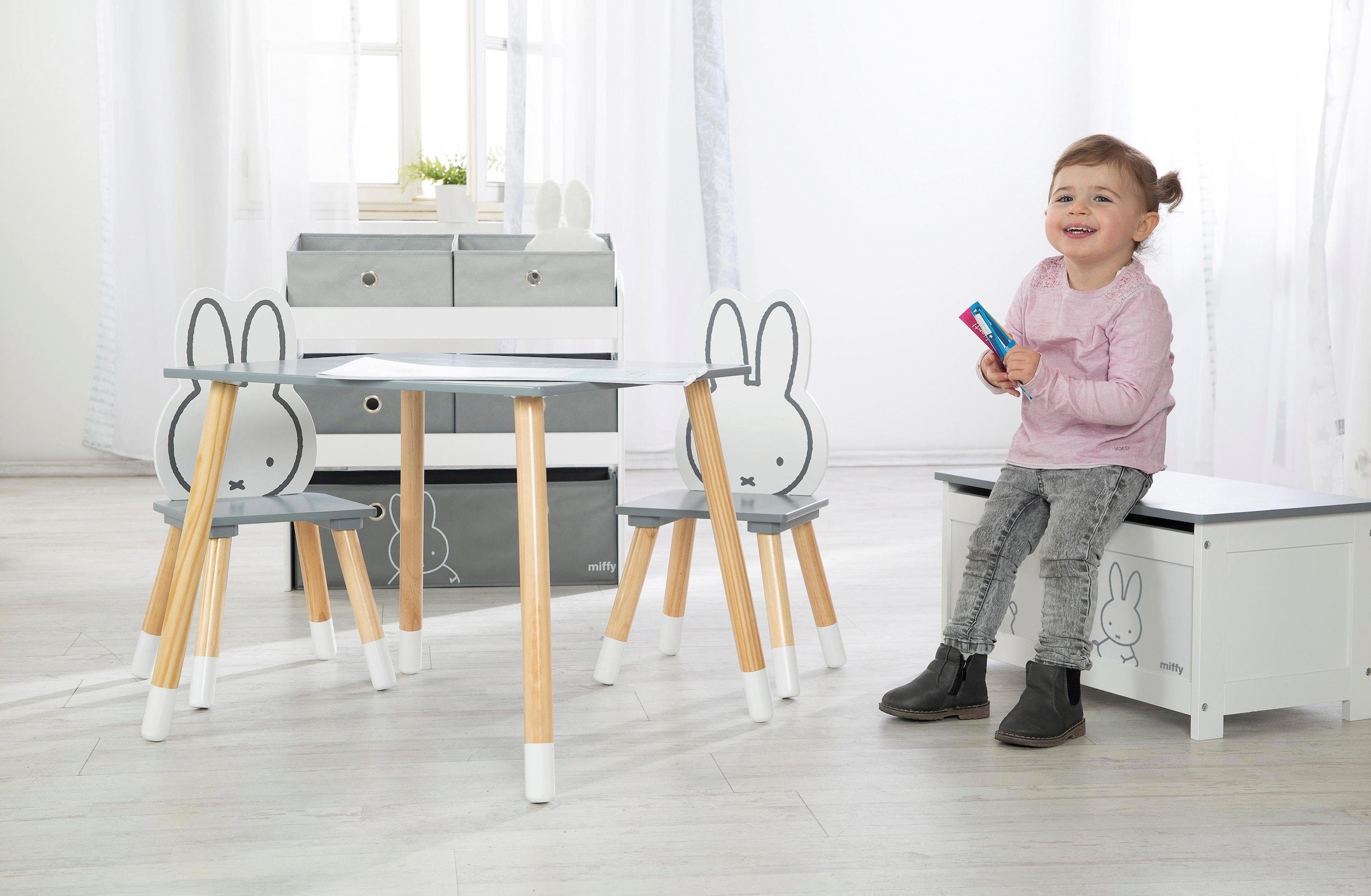 roba® Kindersitzgruppe »miffy®«, (3 tlg.)