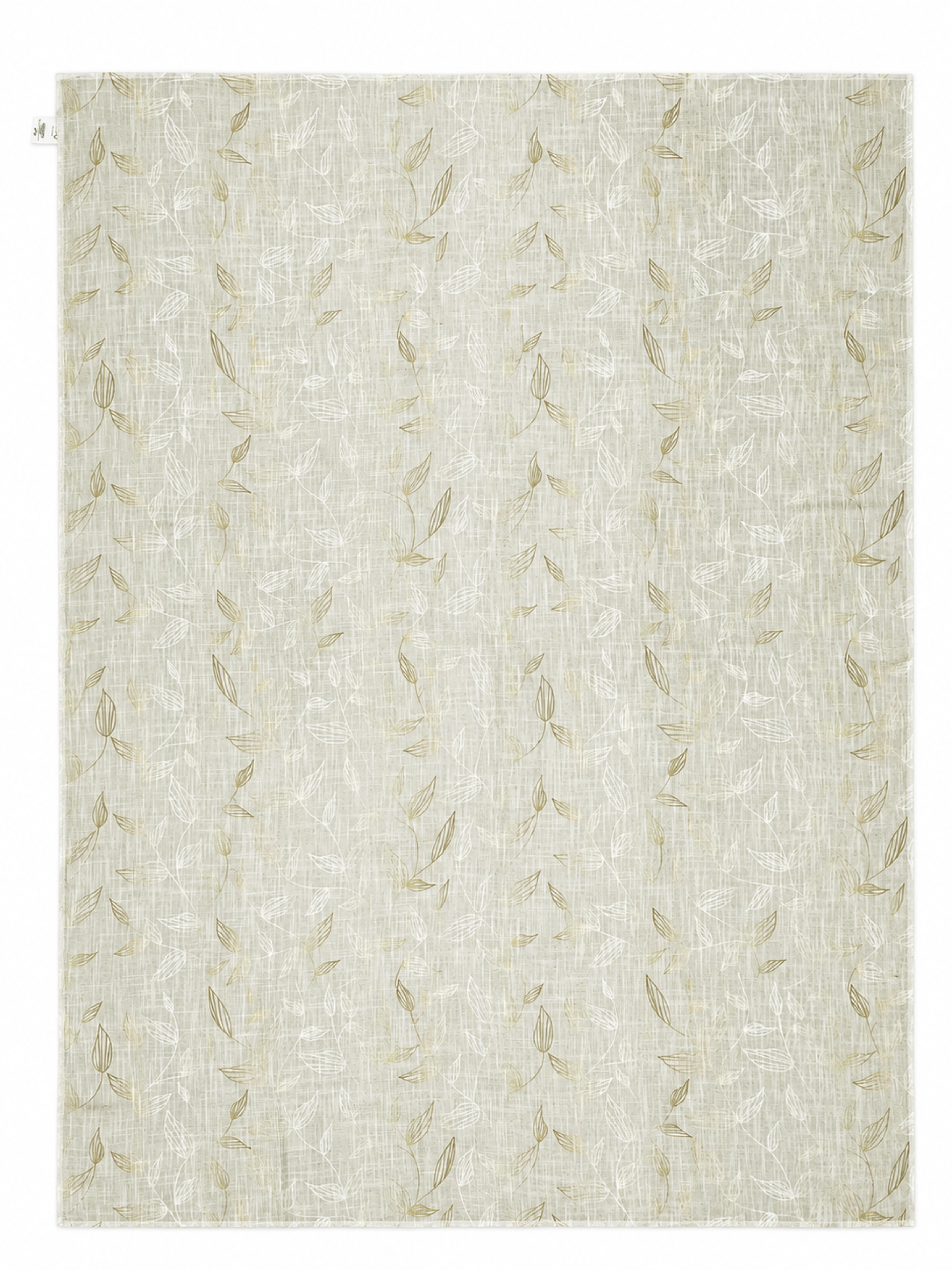 OTTO home Tischdecke "Raffon" Leinen Optik mit Blattmotiv, Wohn - Esszimmer Dekoration