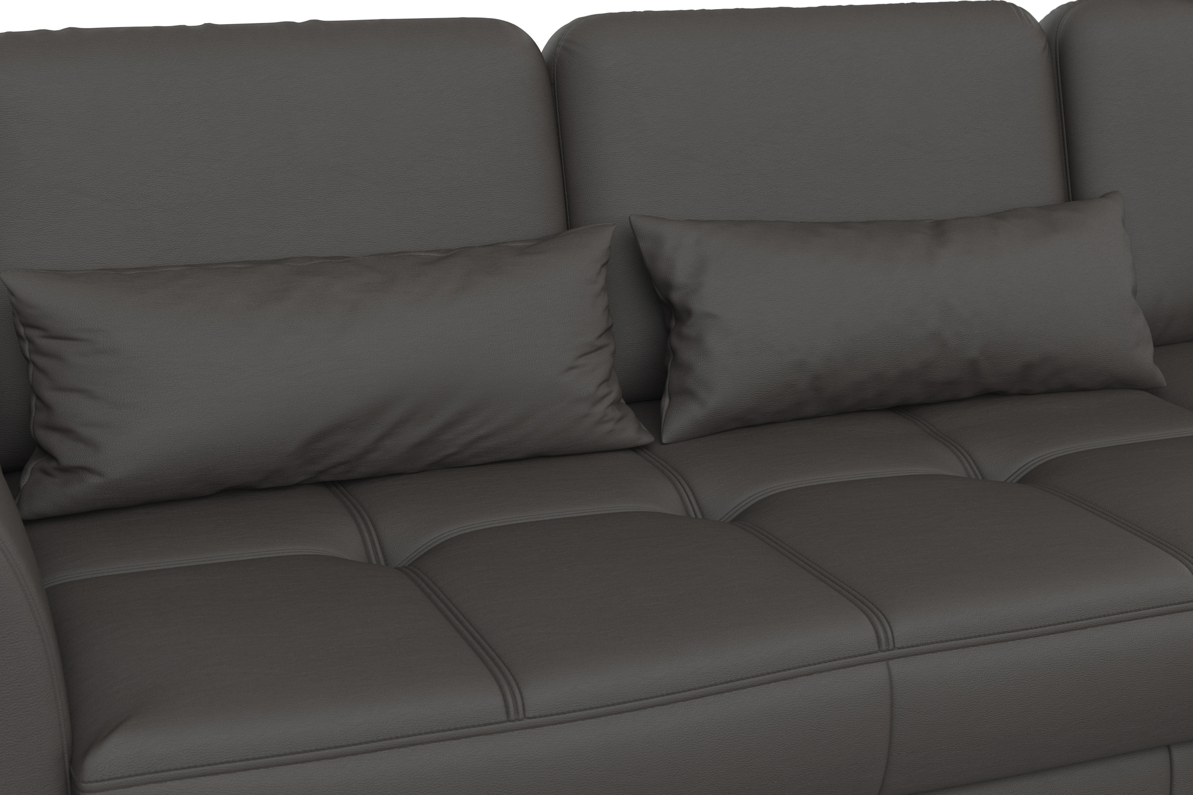sit&more Ecksofa »Bendigo L-Form«, inklusive Sitztiefenverstellung, Bodenfreiheit 12 cm, in 2 Fussfarben