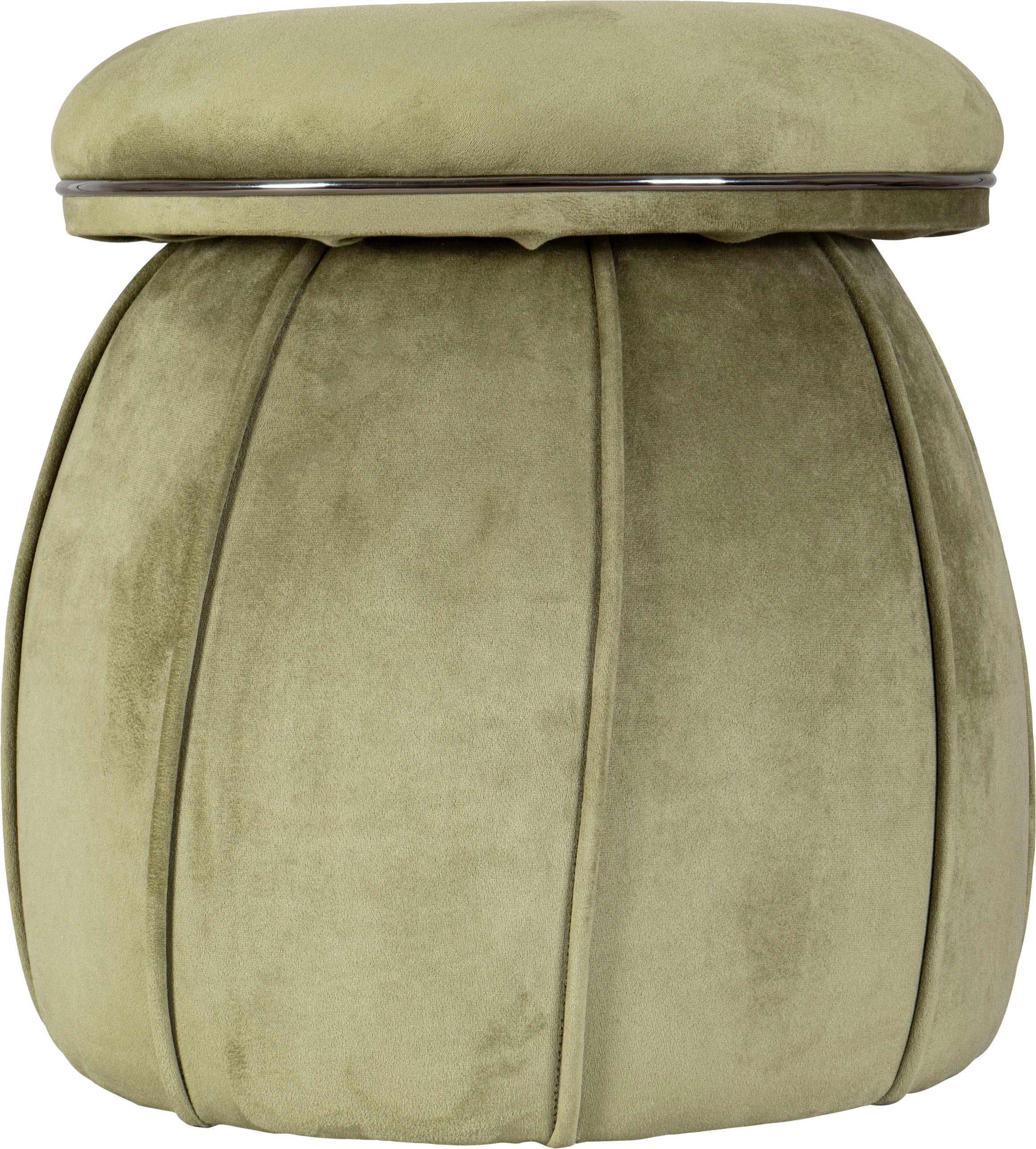 Kayoom Sitzhocker »Hocker Corin,extravagante Form,stilvolle Farben,elegant gesteppter Fuss«, (1 St.), komfortabel, hochqualitativ, pflegeleicht, sorgfältig verarbeitet