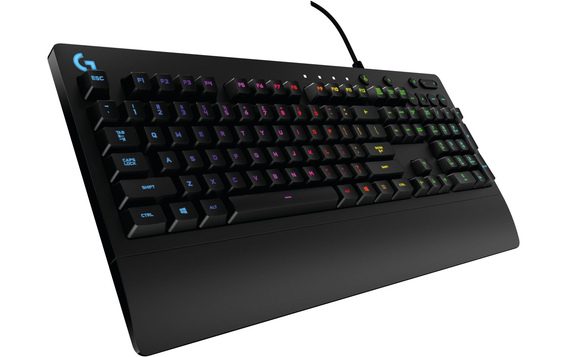 Logitech Gaming-Tastatur »G213 Prodigy«, (Ziffernblock-Handgelenkauflage)