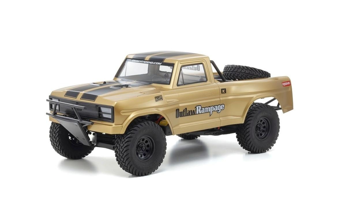 RC-Monstertruck »Kyosho Outlaw Rampage Pro Type 2 Gold, ARTR,«