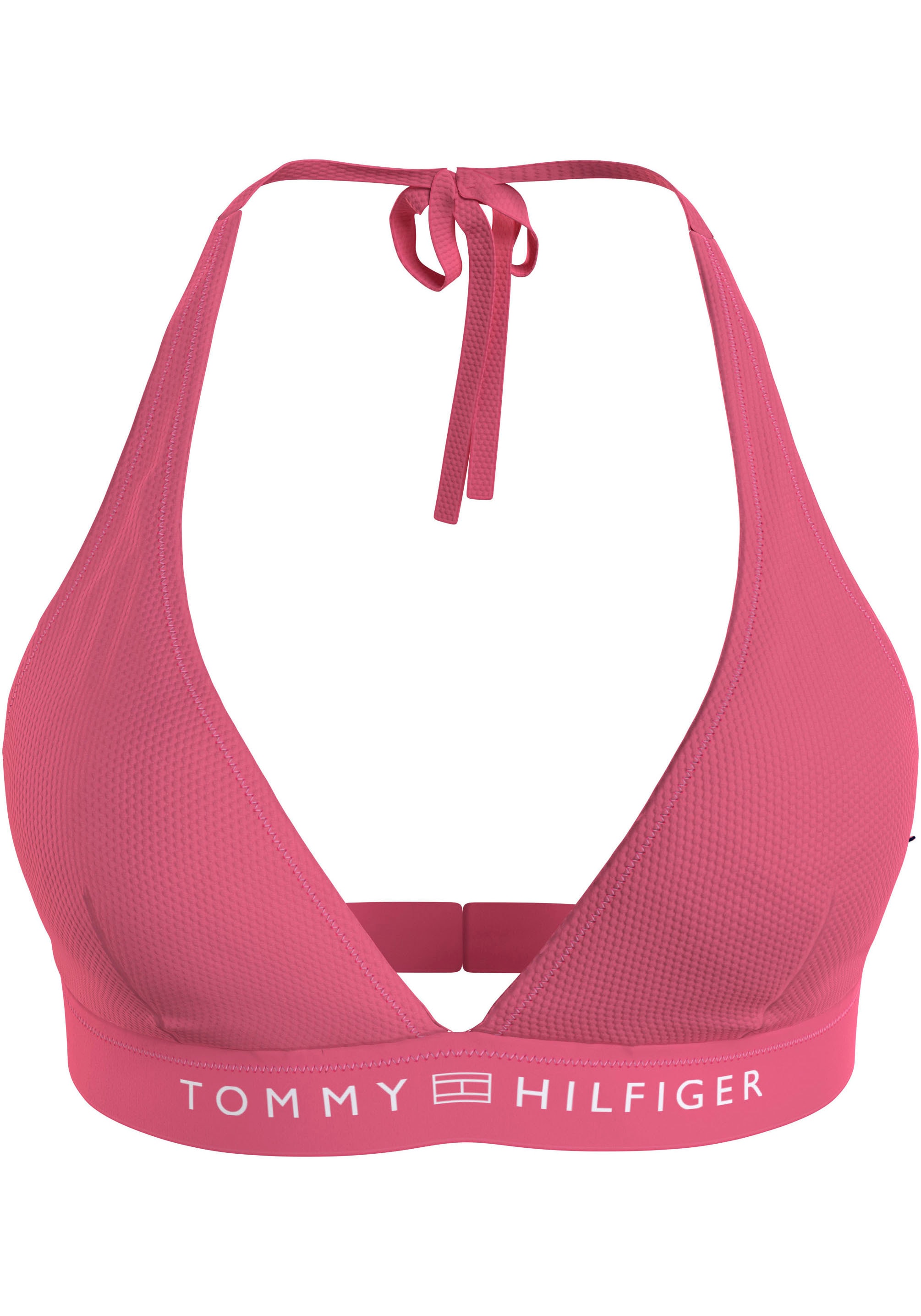 Tommy Hilfiger Swimwear Triangel-Bikini-Top »TRIANGLE FIXED RP«, mit Logoschriftzug