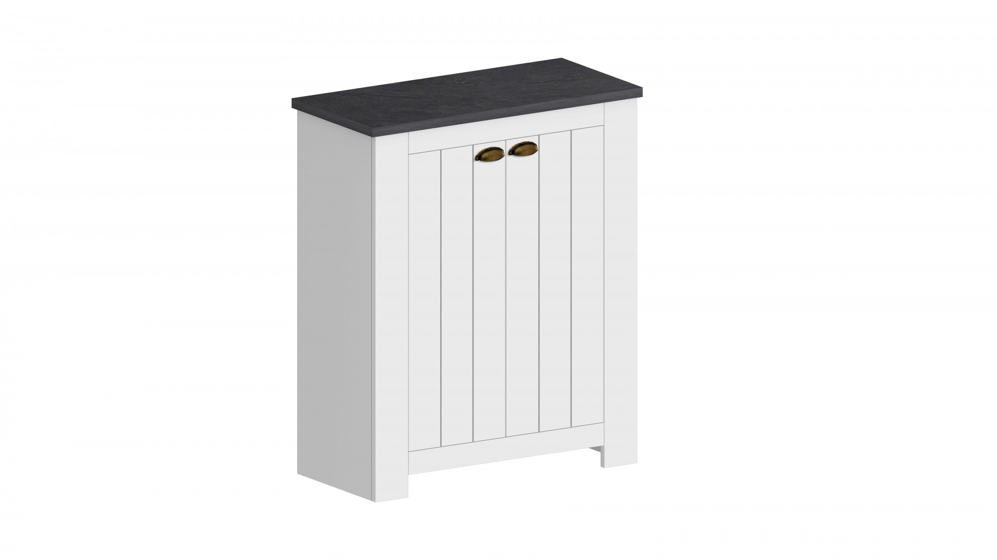 Home affaire Schuhschrank "FIGO, Made in Italy – Schuhkommode,Schuhregal für ca. 20 Paar Schuhe" 1 Stk. tlg. 4-Türig, Siebdruck-dekorative Fräsungen, 10 Fächer, Breite 84 cm