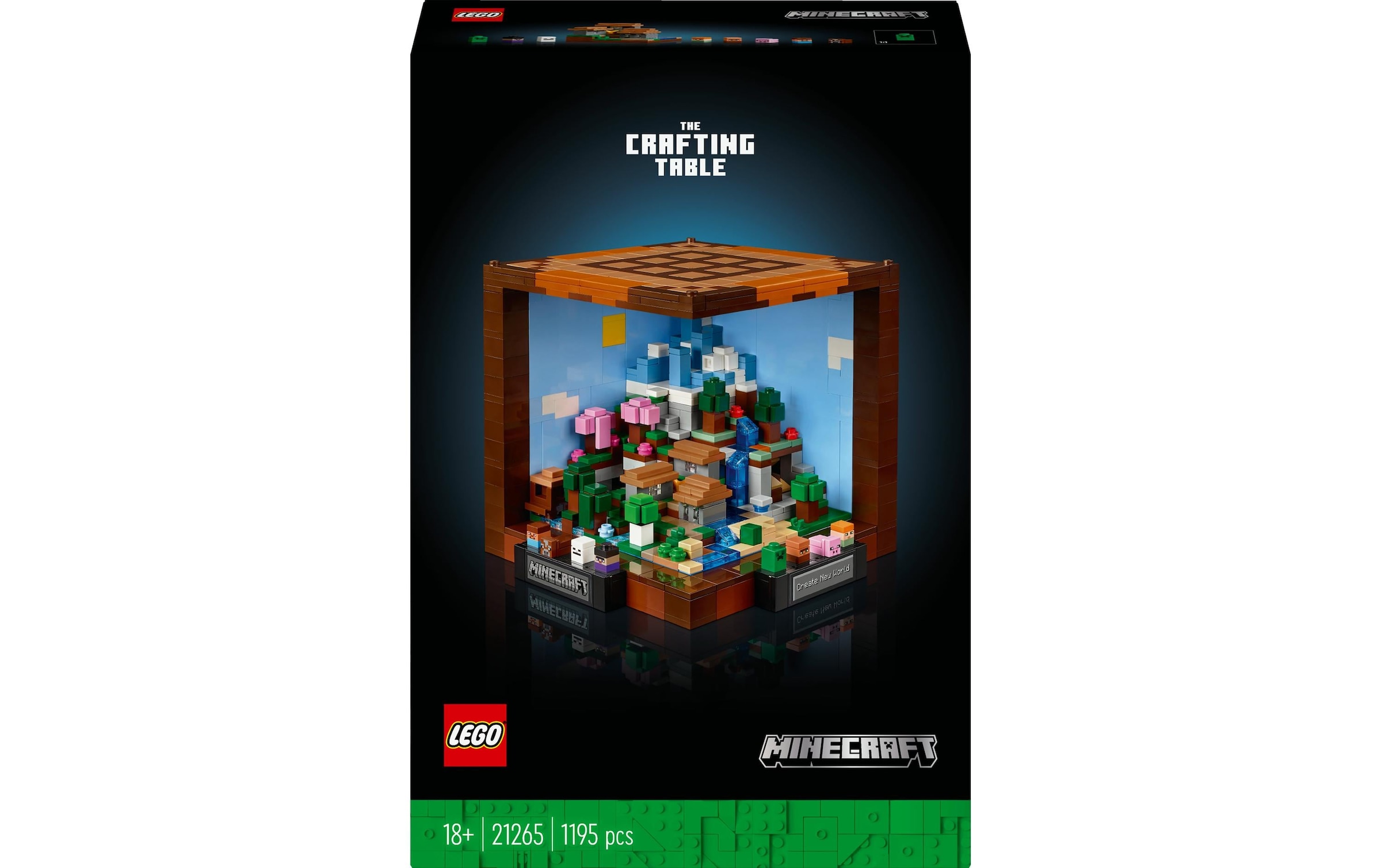 LEGO® Konstruktionsspielsteine »Minecraft Die Werkbank 21265«, (1195 St.)