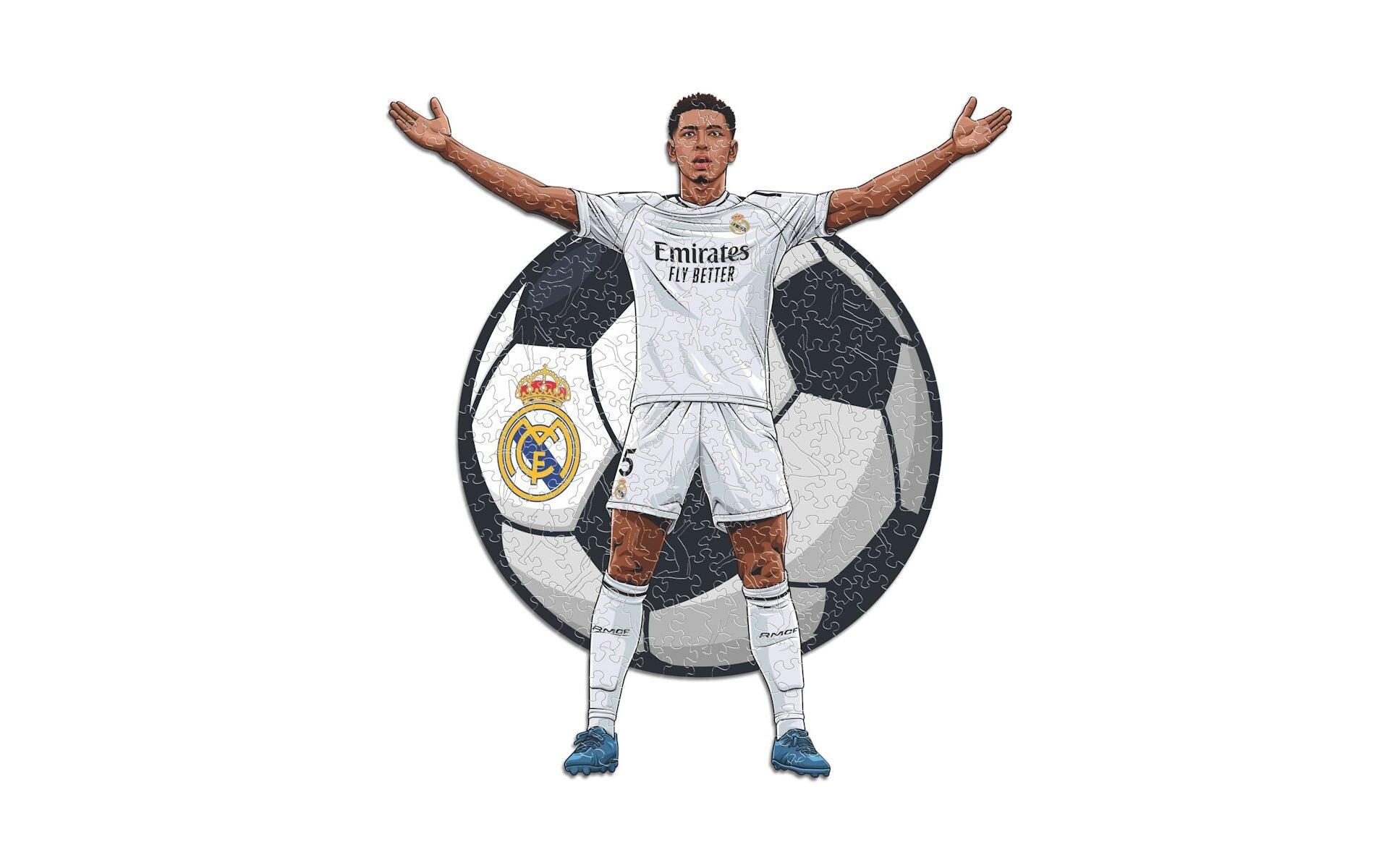 Puzzle »Iconic Jude Bellingham – Real Madrid«, Holzart: Birke (Herkunftsland: China)