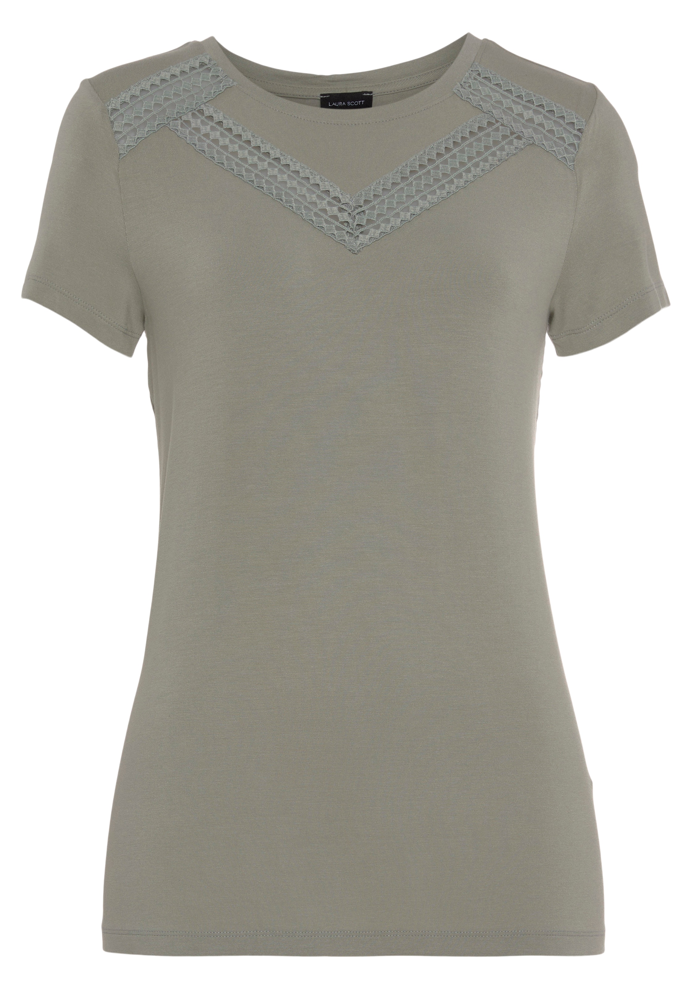Laura Scott T-Shirt, mit Spitze online shoppen bei Jelmoli-Versand Schweiz