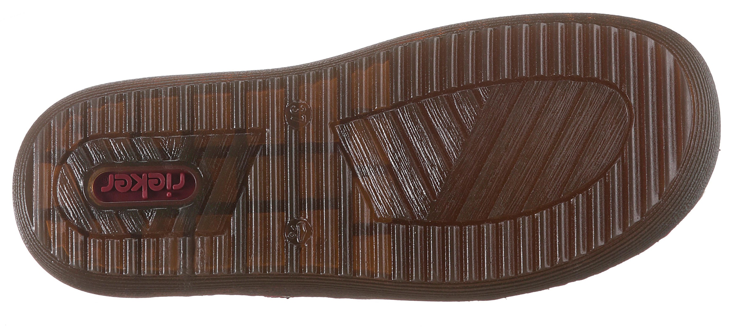 Rieker Chelseaboots, Stiefelette, Boots, Schlupfschuh mit gemustertem Stretcheinsatz