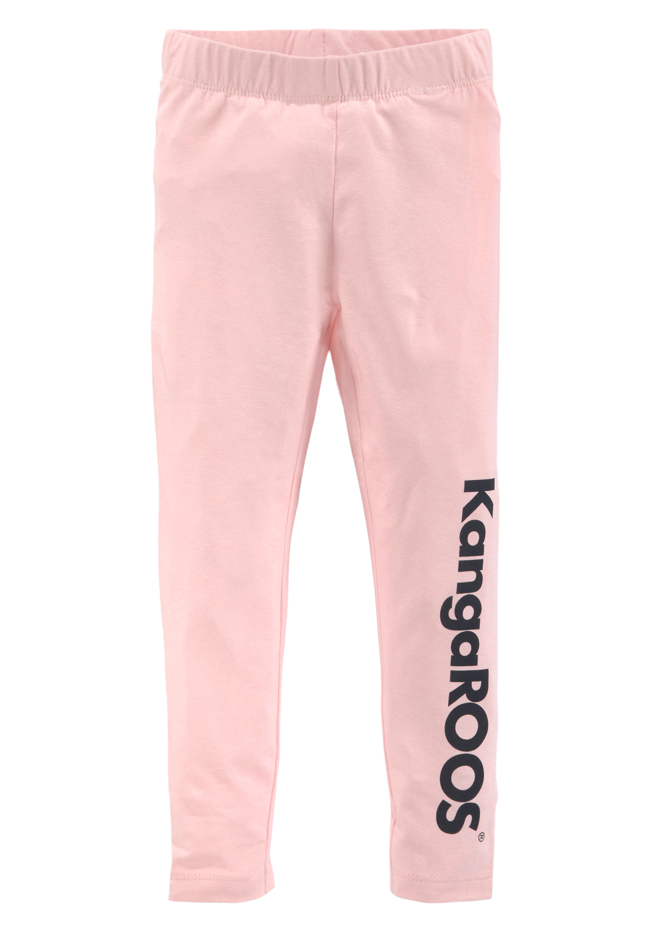KangaROOS Leggings »2er Pack Leggings mit Kangaroos Schriftzug«, (Packung, 2 tlg.), Für kleine Mädchen
