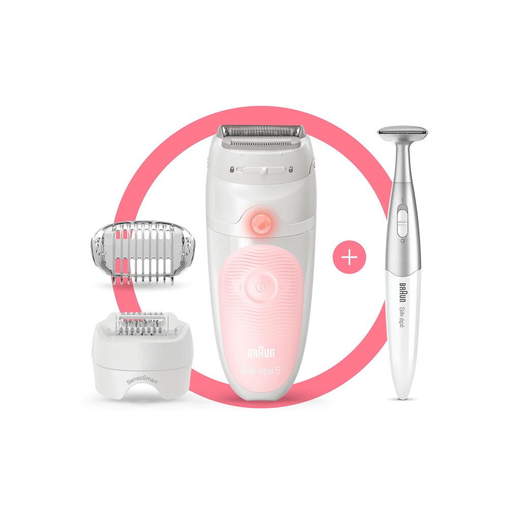 Braun Epilierer »Epilierer-Set Silk-épil 5-820 SensoSmart«