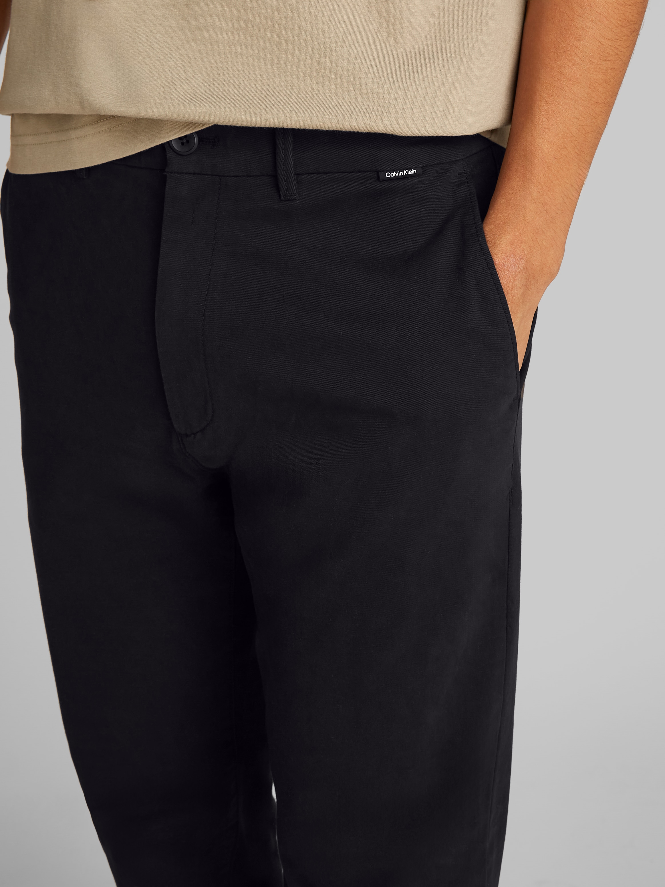 Calvin Klein Chinohose »MODERN TWILL SLIM CHINO«, mit Logoprägung