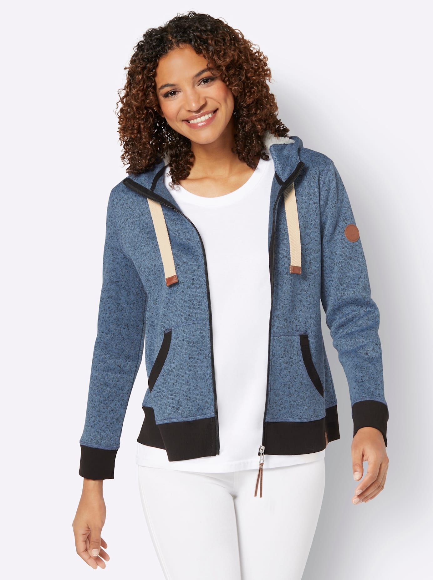Casual Looks Strickfleecejacke