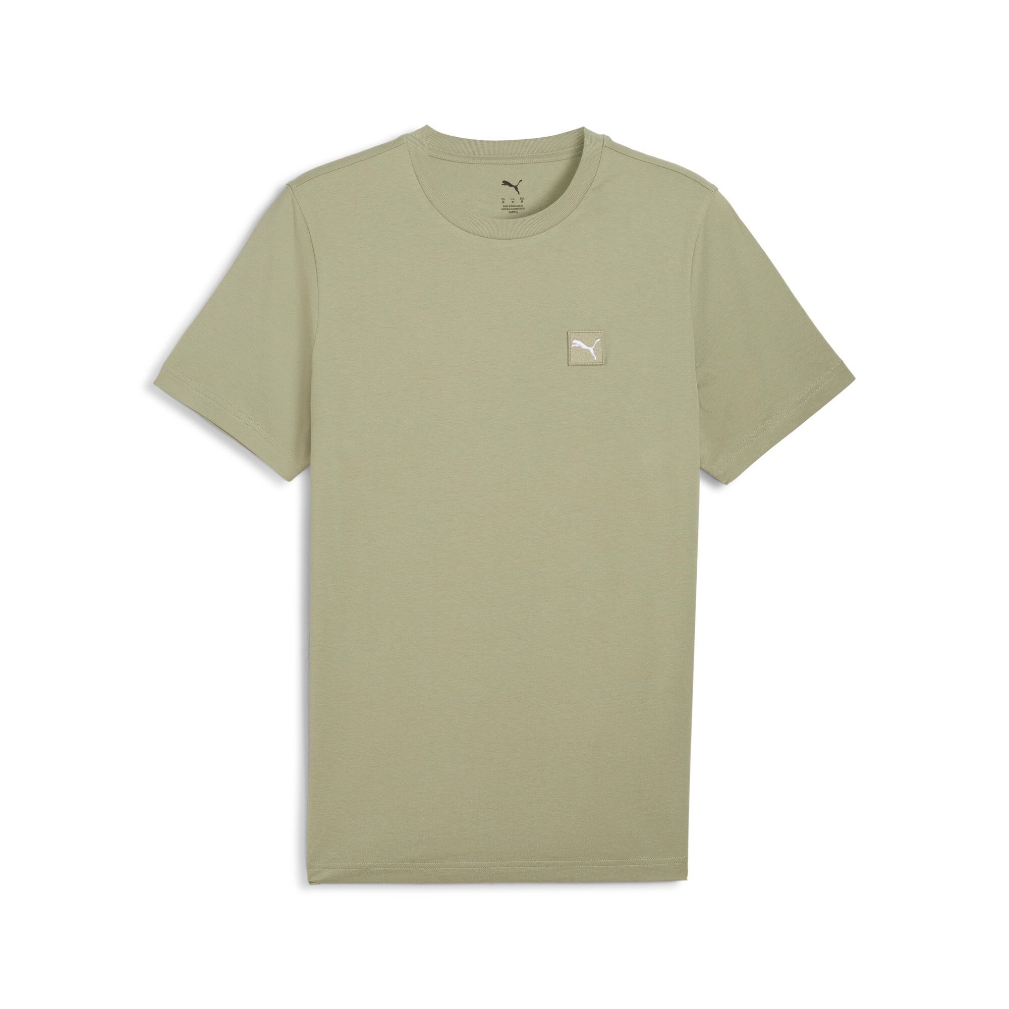 PUMA T-Shirt »ESS ELEVATED TEE« Kurzarmdesign, Rundhalsausschnitt, aus Baumwolle